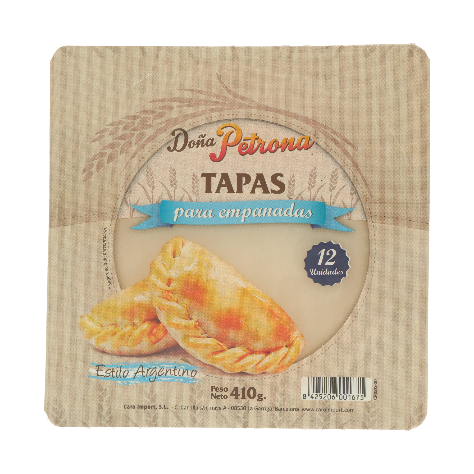 BLISTER TAPAS 14CM. FRIGG/FORNO (1 X12) MARDEL DONA PETRONA CG BLISTER TAPAS 14CM. FRIGG/FORNO (1 X12) MARDEL DONA PETRONA CG