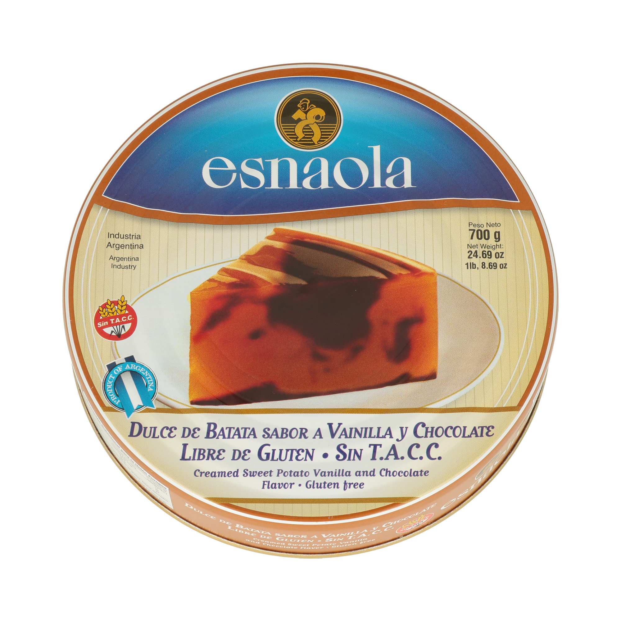 DULCE DE BATATA ESNAOLA CIOCCOLATO x 700gr DULCE DE BATATA ESNAOLA CIOCCOLATO x 700gr