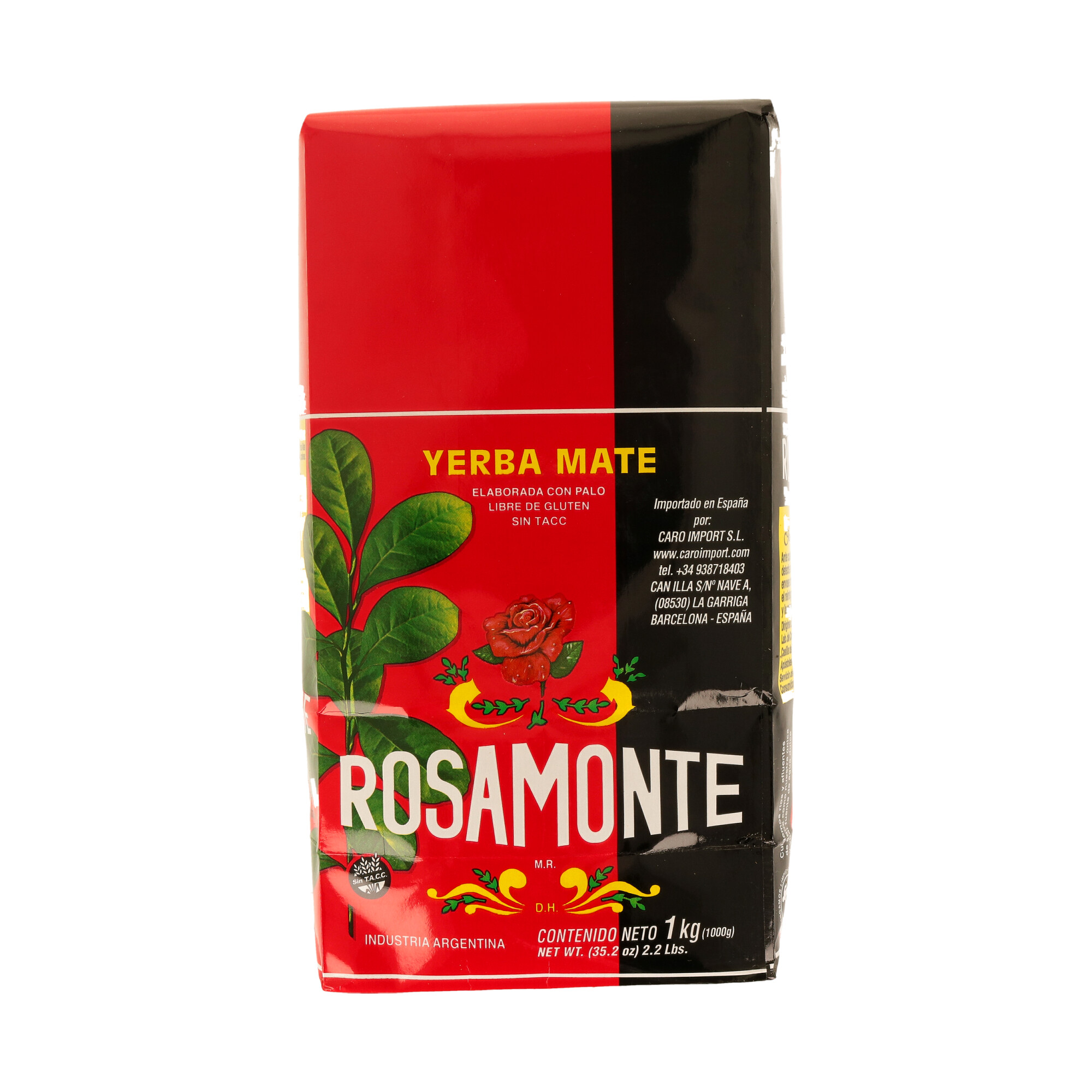 YERBA MATE ROSAMONTE 1 kg. (CT. DA 10)