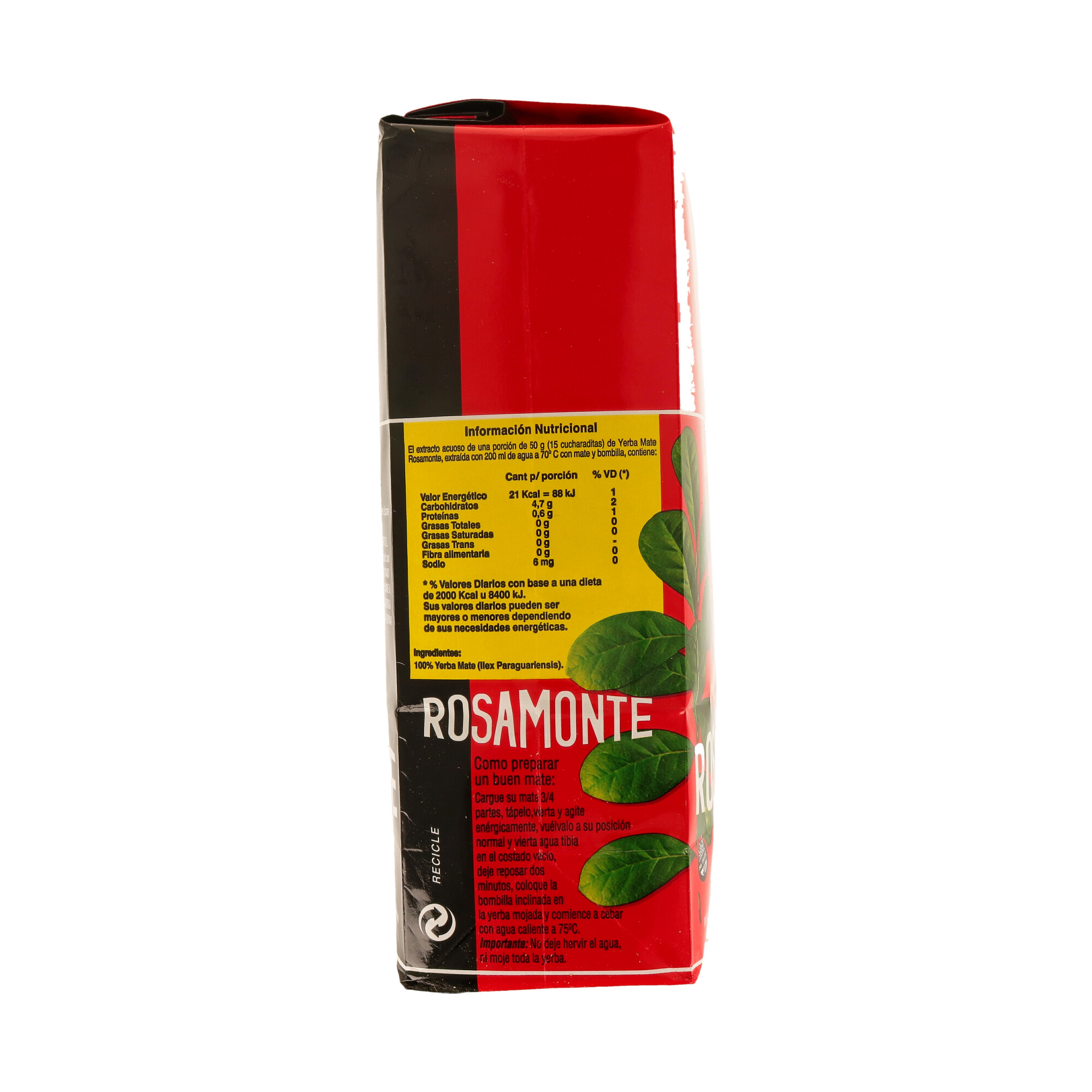 YERBA MATE ROSAMONTE 1 kg. (CT. DA 10) - 2