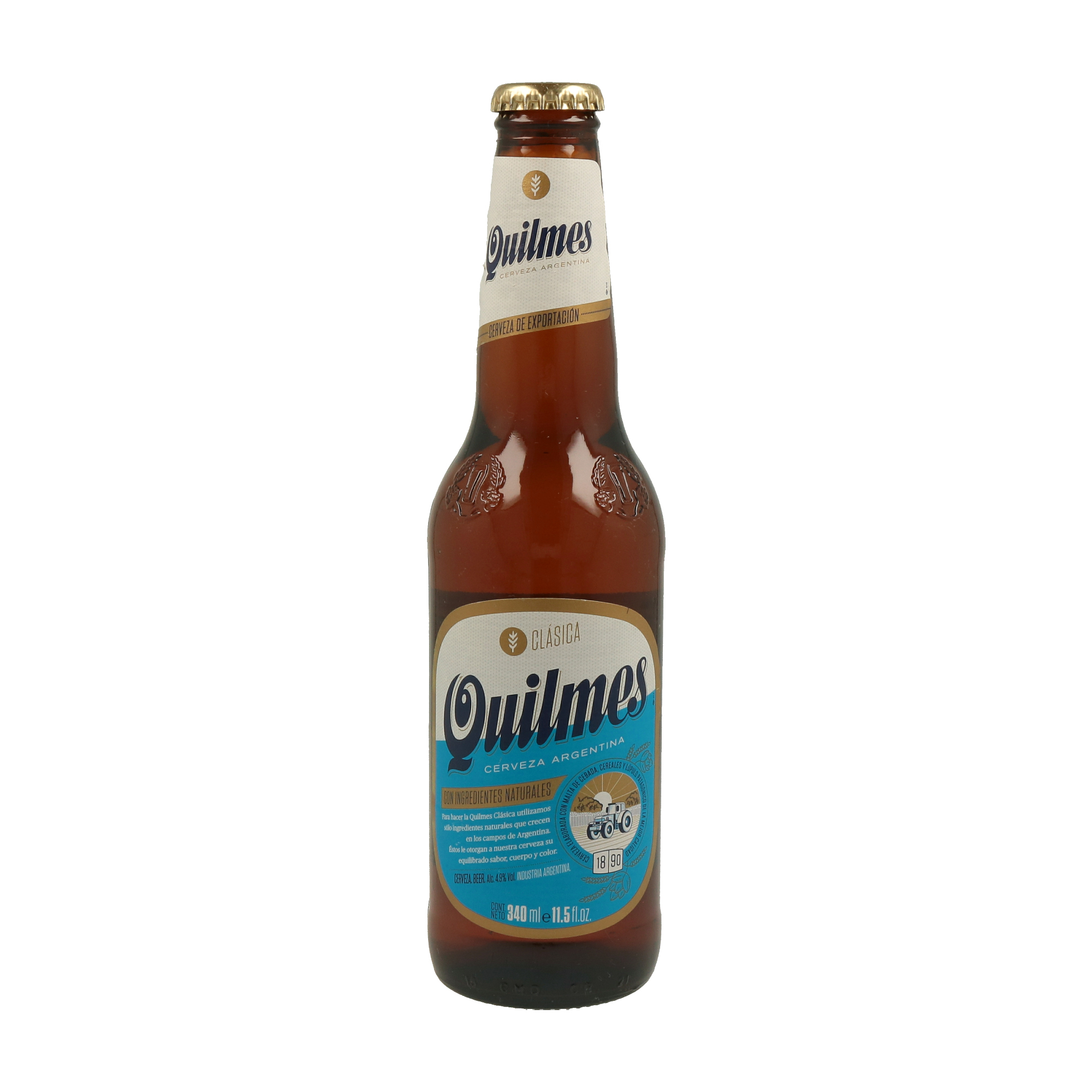 BIRRA / CERVEZA ARG QUILMES 0,34 (CT. DA 24)
