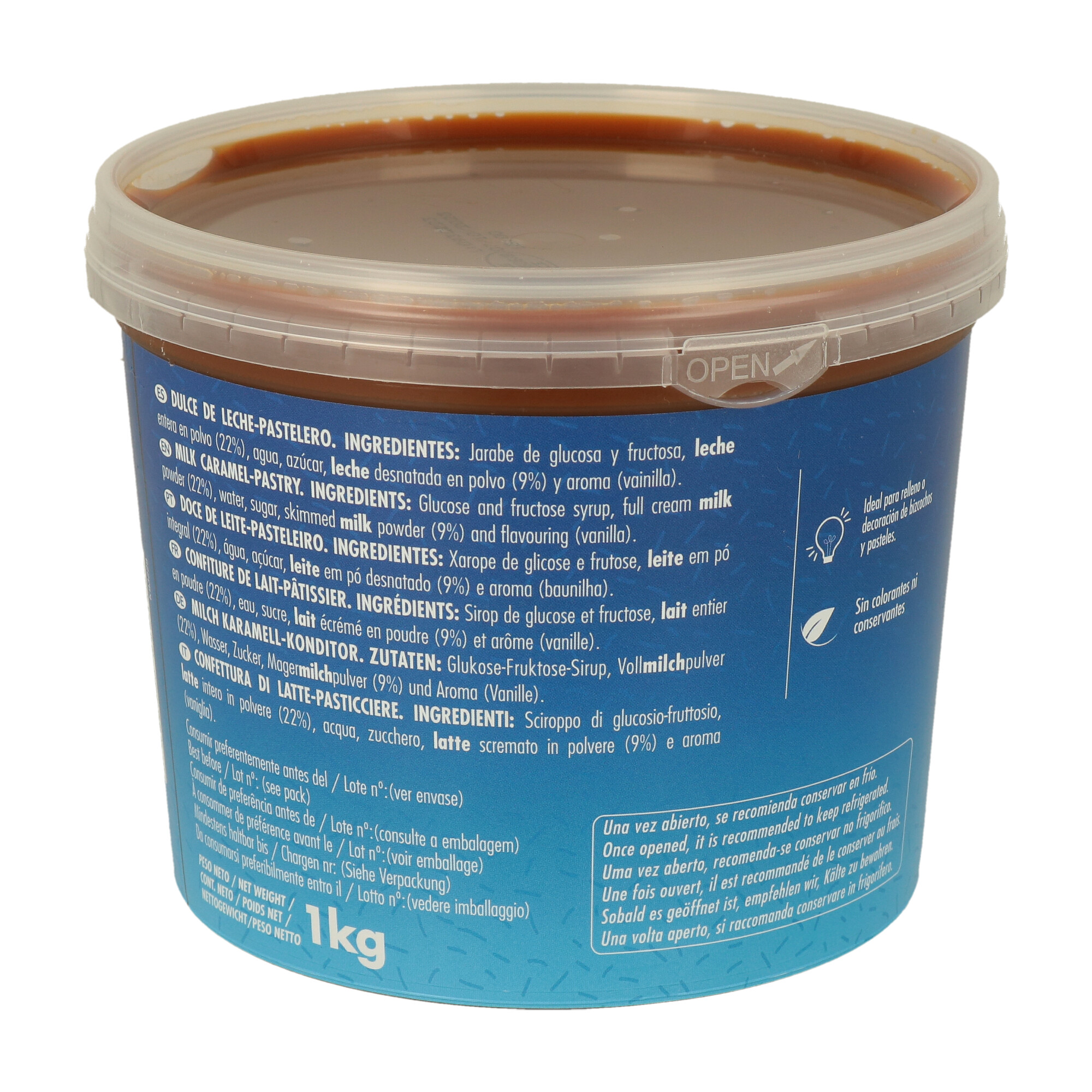 DULCE DE LECHE MARDEL PASTELERO REPOSTERO PLASTICO (1KG) (CT 6pz) - 1 DULCE DE LECHE MARDEL PASTELERO REPOSTERO PLASTICO (1KG) (CT 6pz) - 1