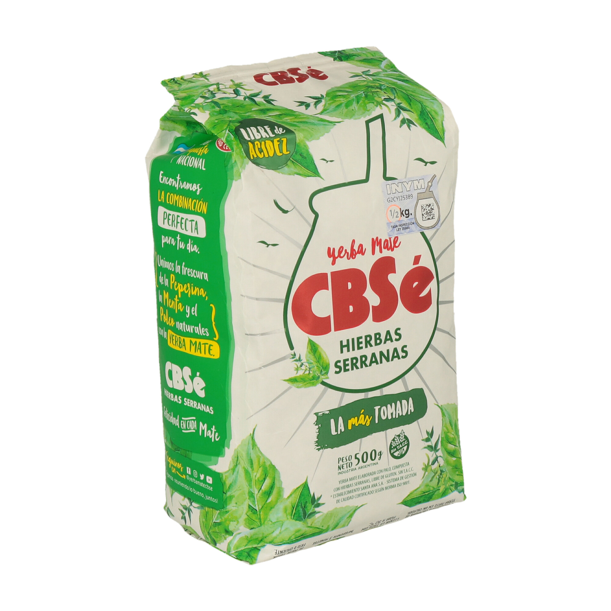 YERBA MATE CBSE SERRANA 1 x 500GR. (CT. DA 12) - 1