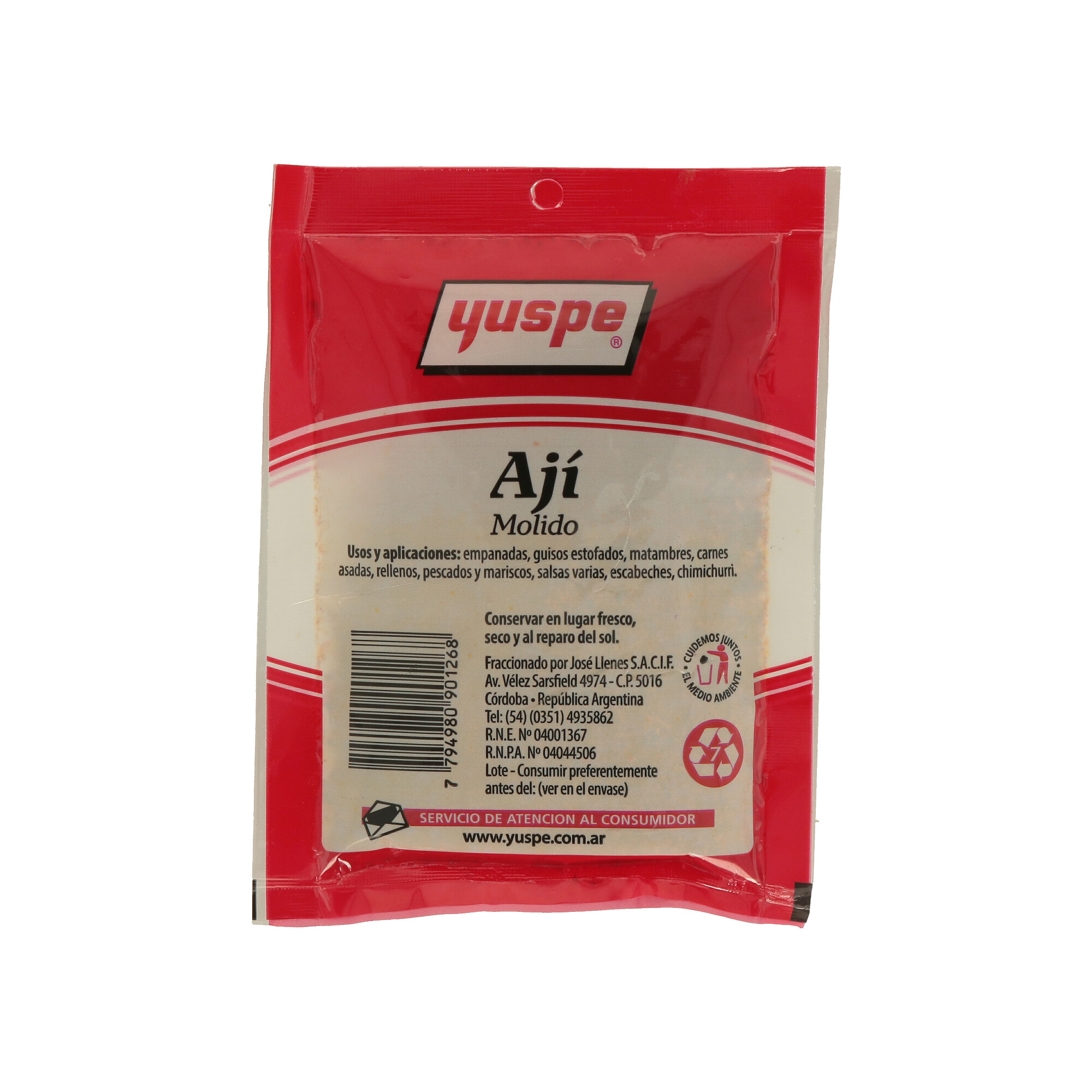 AJI MOLIDO YUSPE 50GR. - (CT 25X50 PZ) - 1 AJI MOLIDO YUSPE 50GR. - (CT 25X50 PZ) - 1