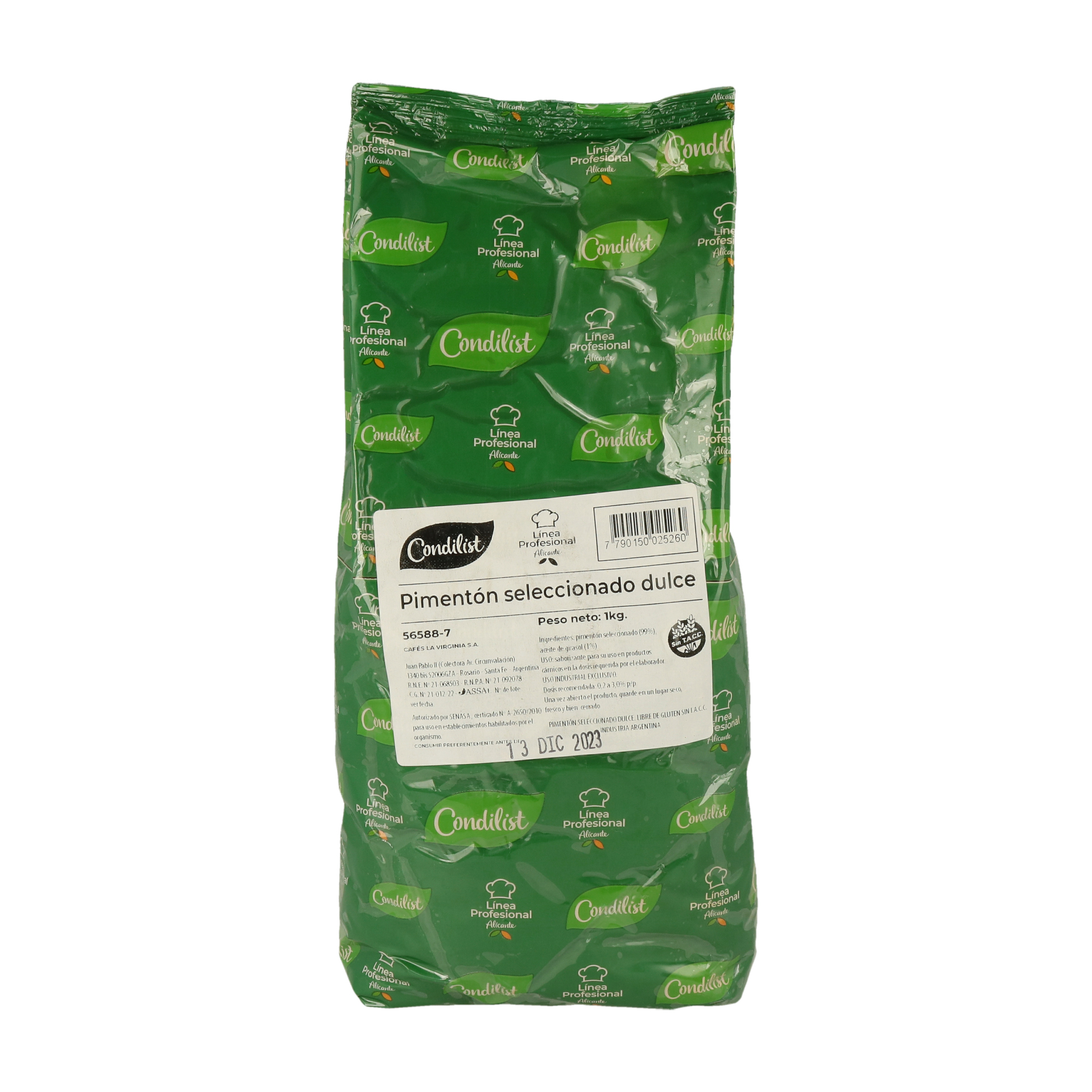 PIMENTON DULCE CONDILIST/ LA VIRGINIA x 1 KG (CT DA 6 CF.) PIMENTON DULCE CONDILIST/ LA VIRGINIA x 1 KG (CT DA 6 CF.)