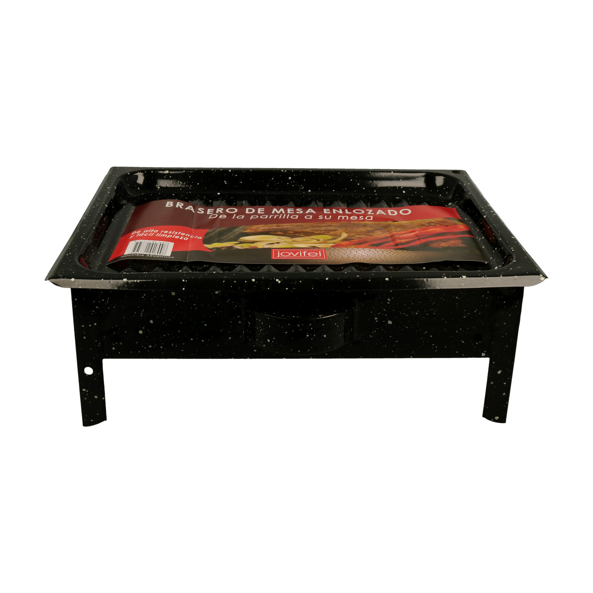 BRASERO ENLOZADO PATAS FIJAS 33X27X13 - 1