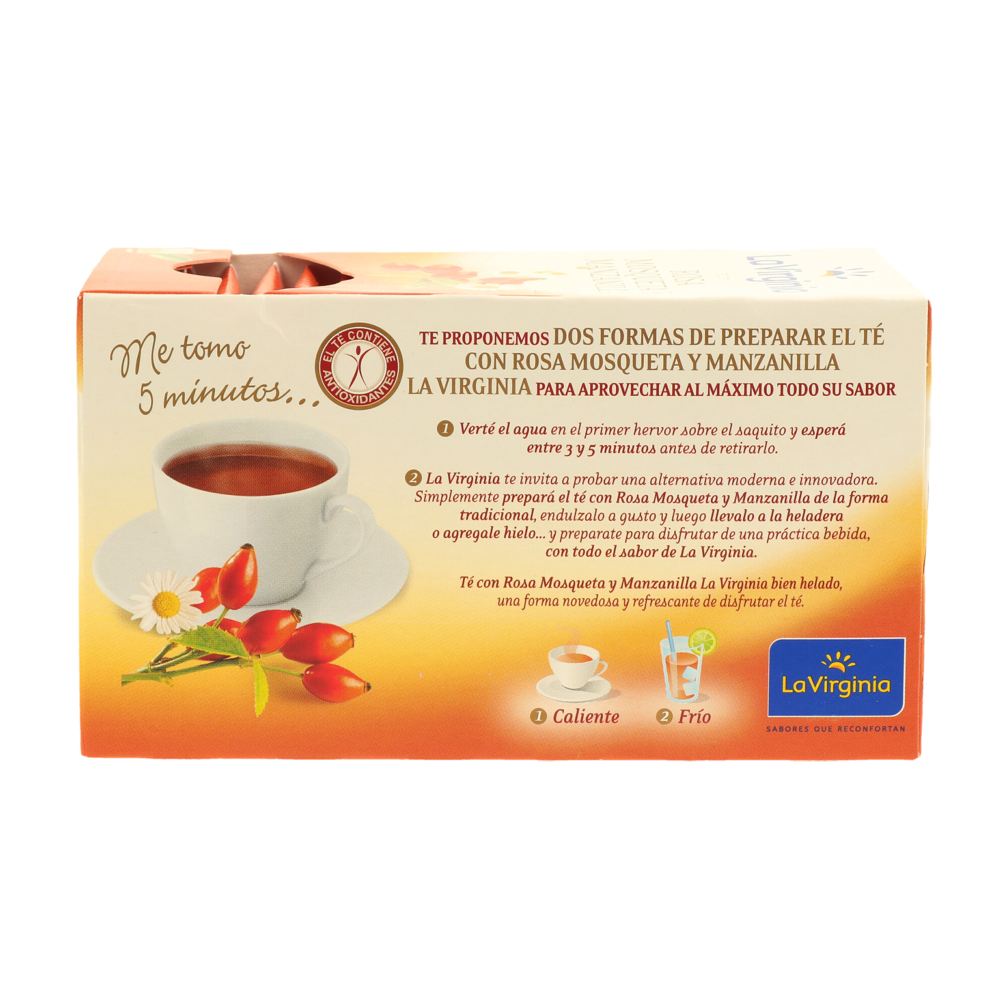 TE LA VIRGINIA ROSA MOSQUETA Y MANZANILLA X 20 SAQUITOS - 2
