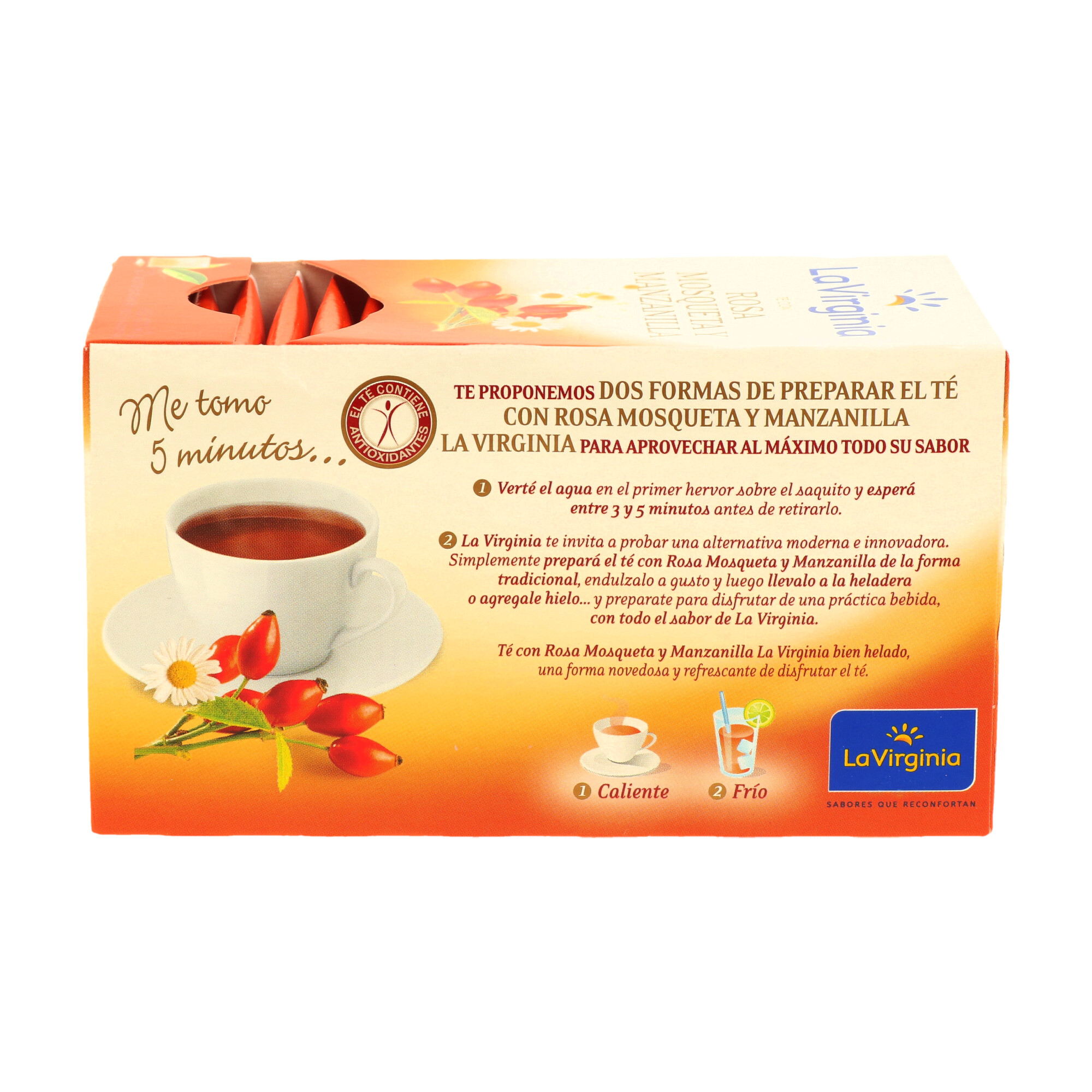TE LA VIRGINIA ROSA MOSQUETA Y MANZANILLA X 20 SAQUITOS - 3