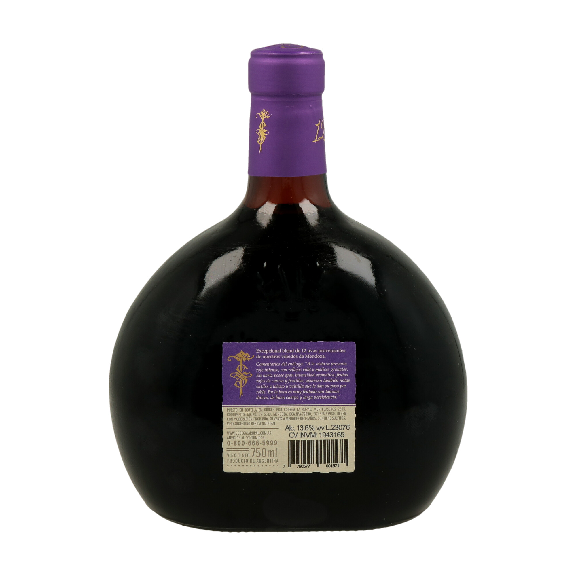 VINO SAN FELIPE 12 UVAS CARAMAGNOLA (CT DA 12) - 1