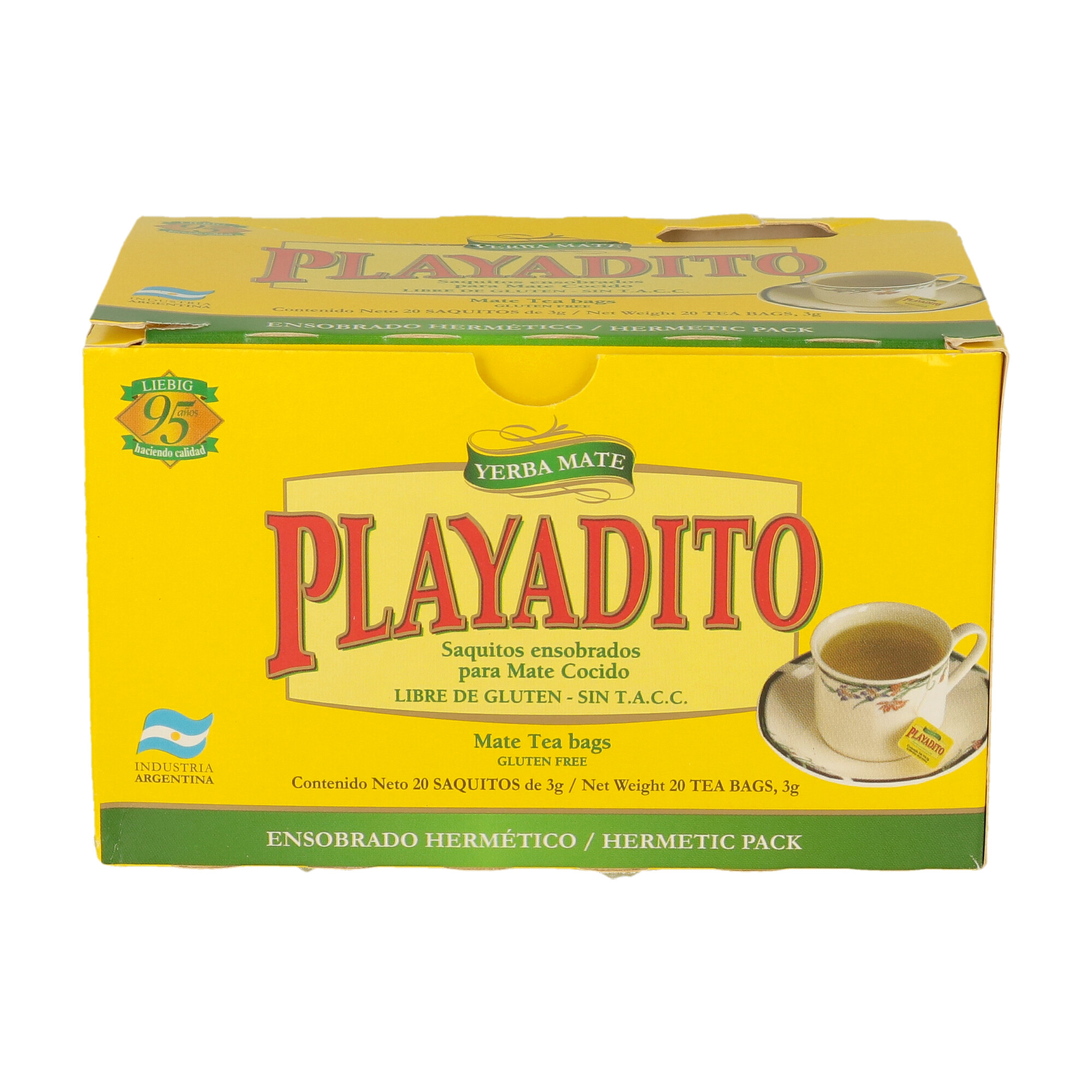 MATE COCIDO PLAYADITO X 20 saquitos CTDA 10 UN - 1