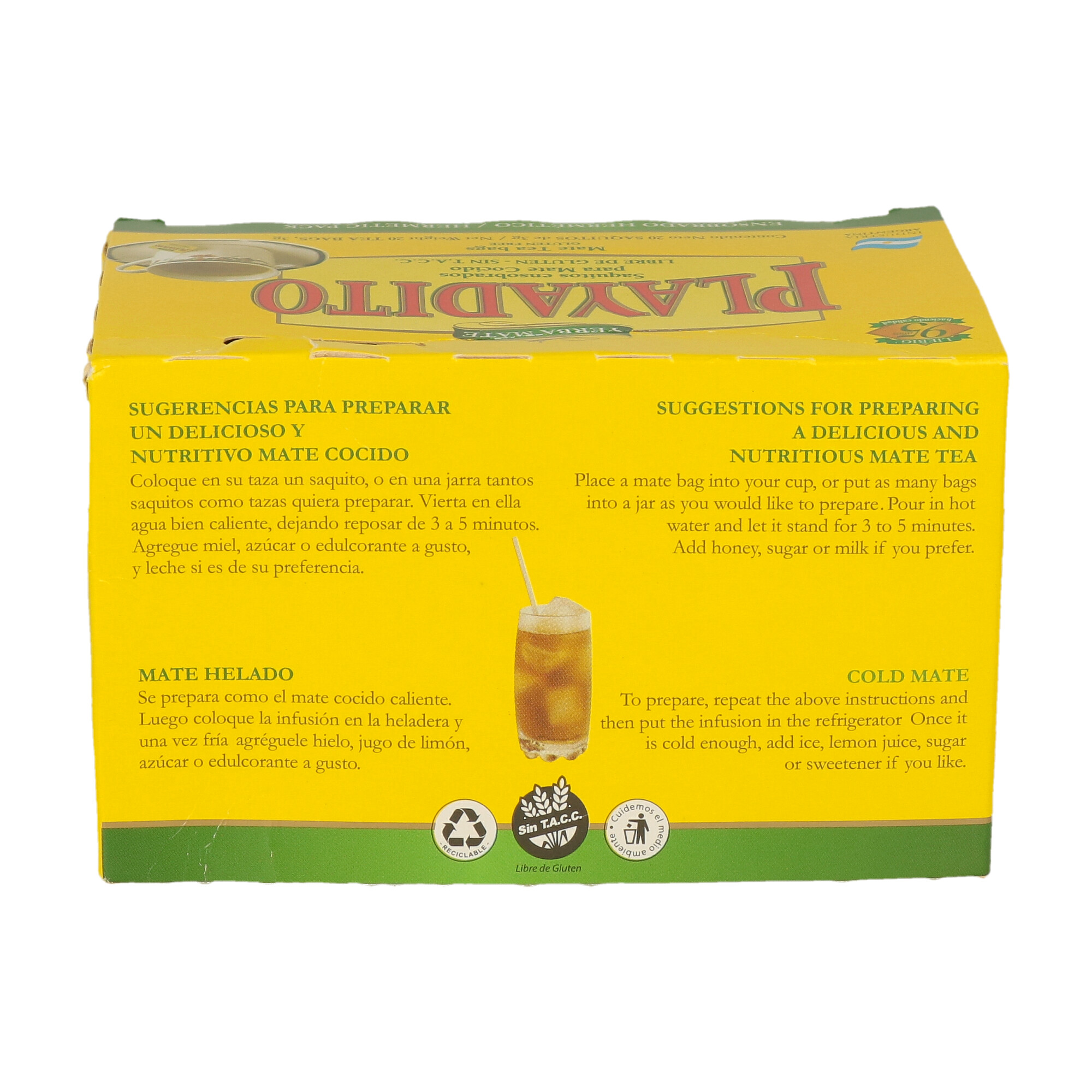 MATE COCIDO PLAYADITO X 20 saquitos CTDA 10 UN - 2