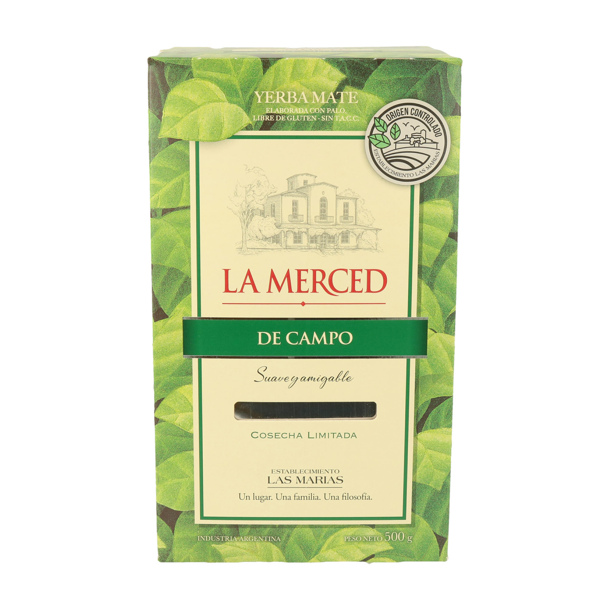 YERBA MATEDE CAMPO LA MERCED 500GR (CT. DA 6)