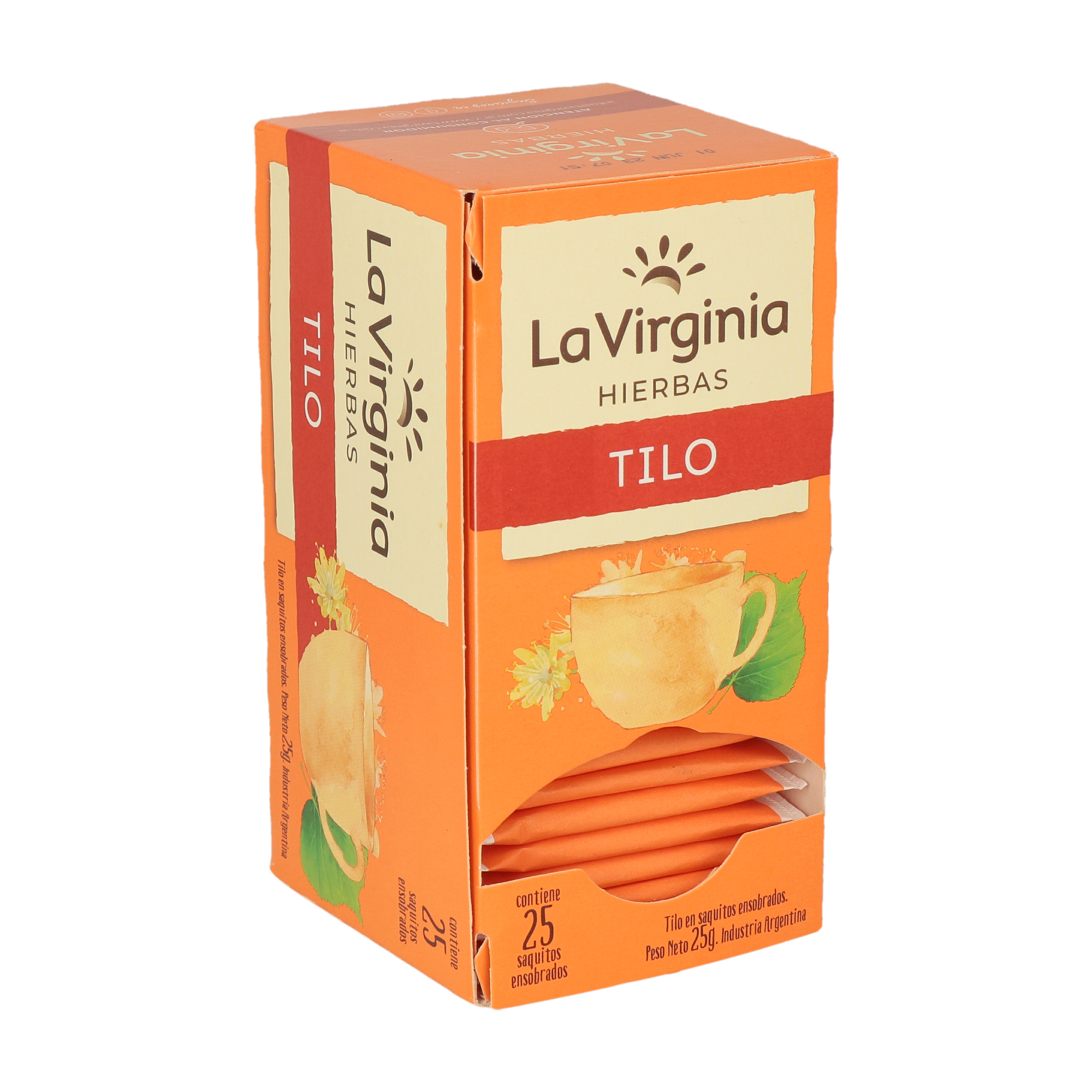 Te de tilo LA VIRGINIA X 25 saquitos UN
