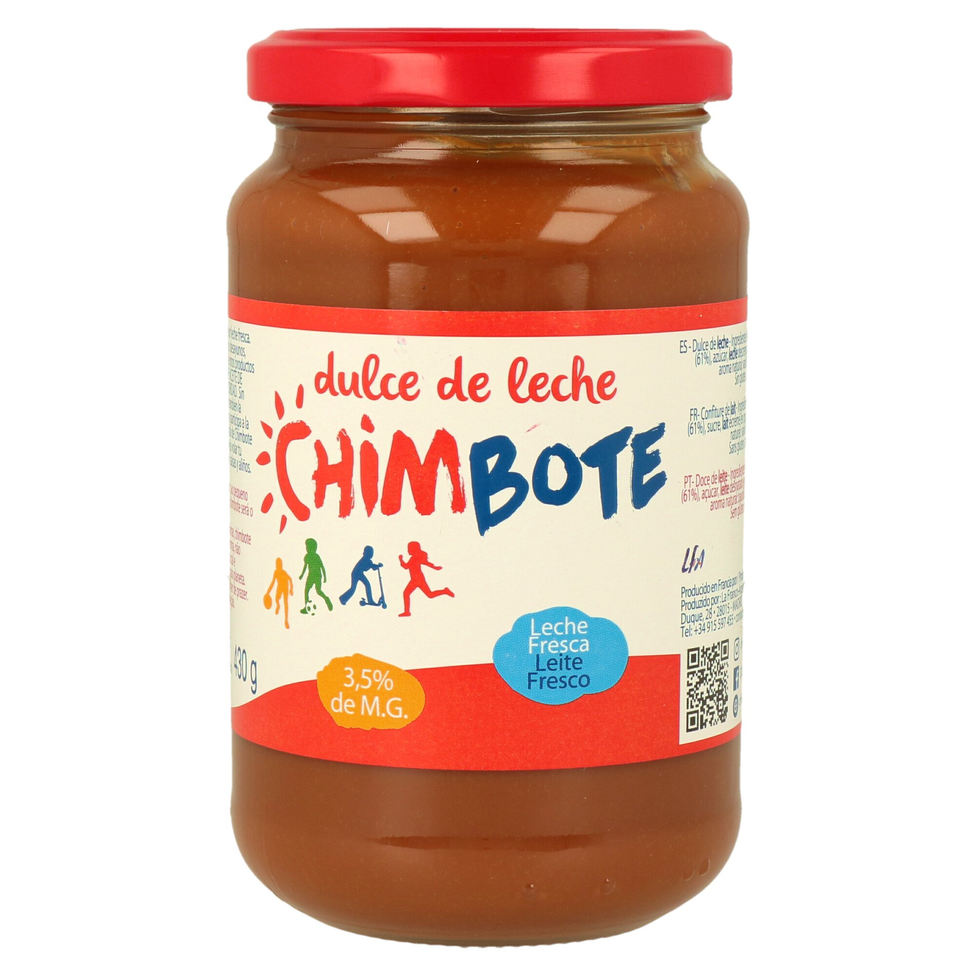 DULCE DE LECHE CHIMBOTE X 430 gr. (CT DA 6) DULCE DE LECHE CHIMBOTE X 430 gr. (CT DA 6)