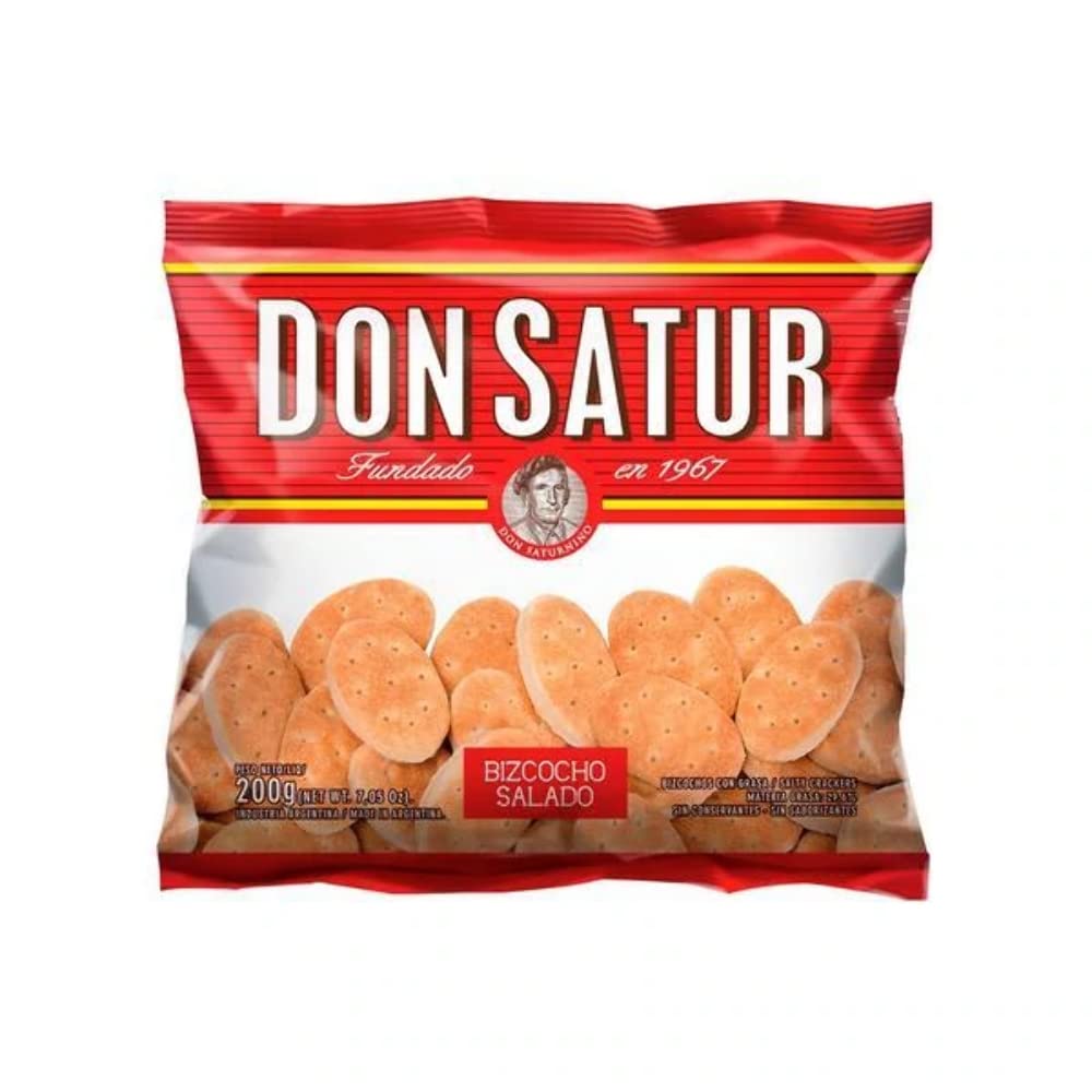 BIZCOCHOS DON SATUR SALADO 1 X 200 GR. (CT. DA 30) BIZCOCHOS DON SATUR SALADO 1 X 200 GR. (CT. DA 30)