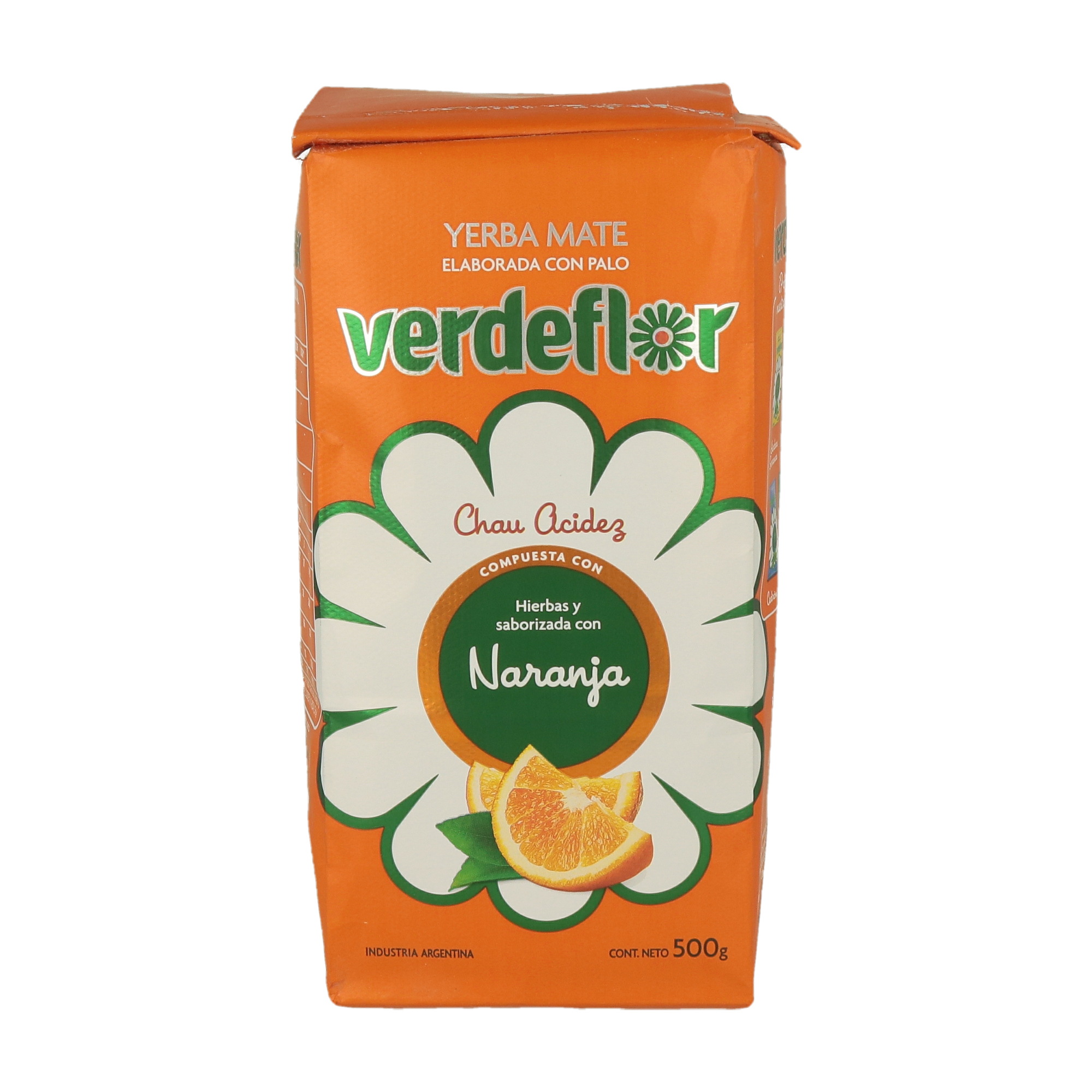 YERBA MATE NARANJA VERDEFLOR X 500GR  (CT 10 )