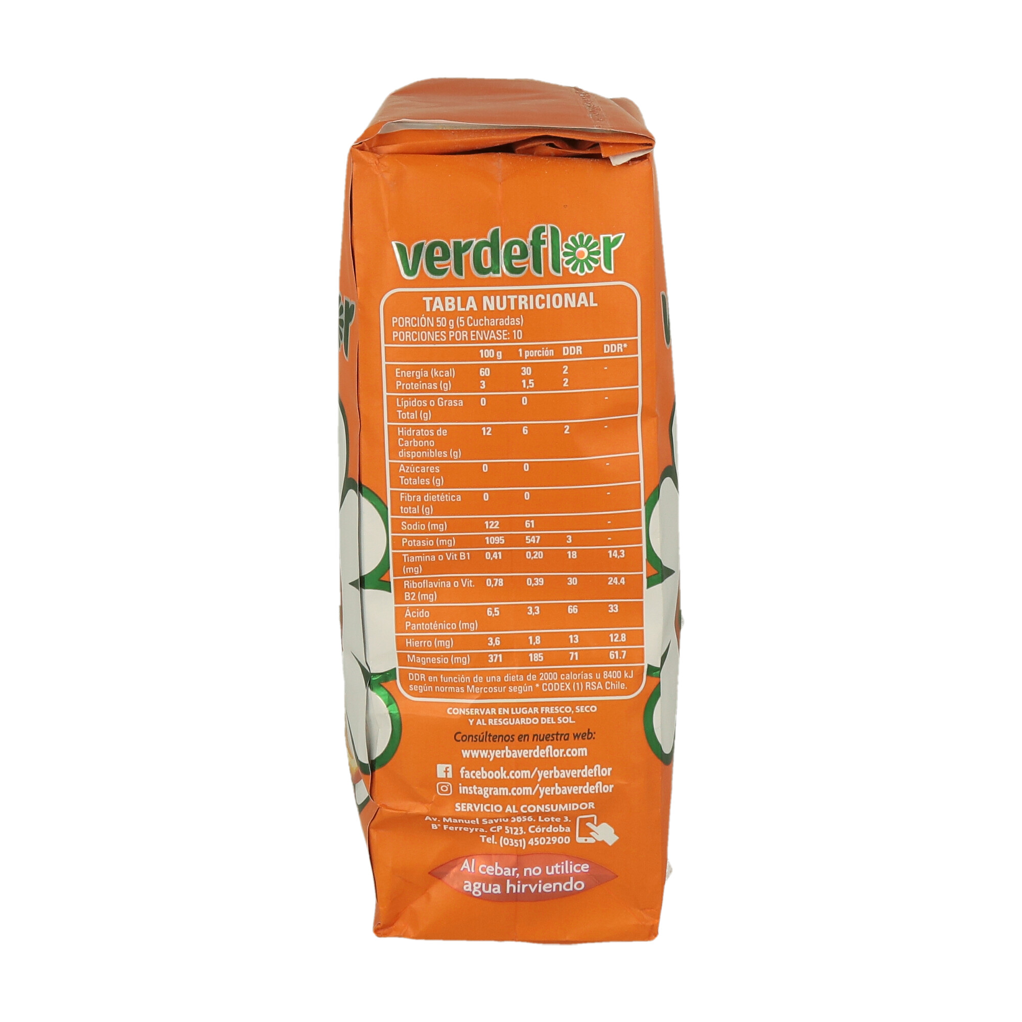 YERBA MATE NARANJA VERDEFLOR X 500GR  (CT 10 ) - 3