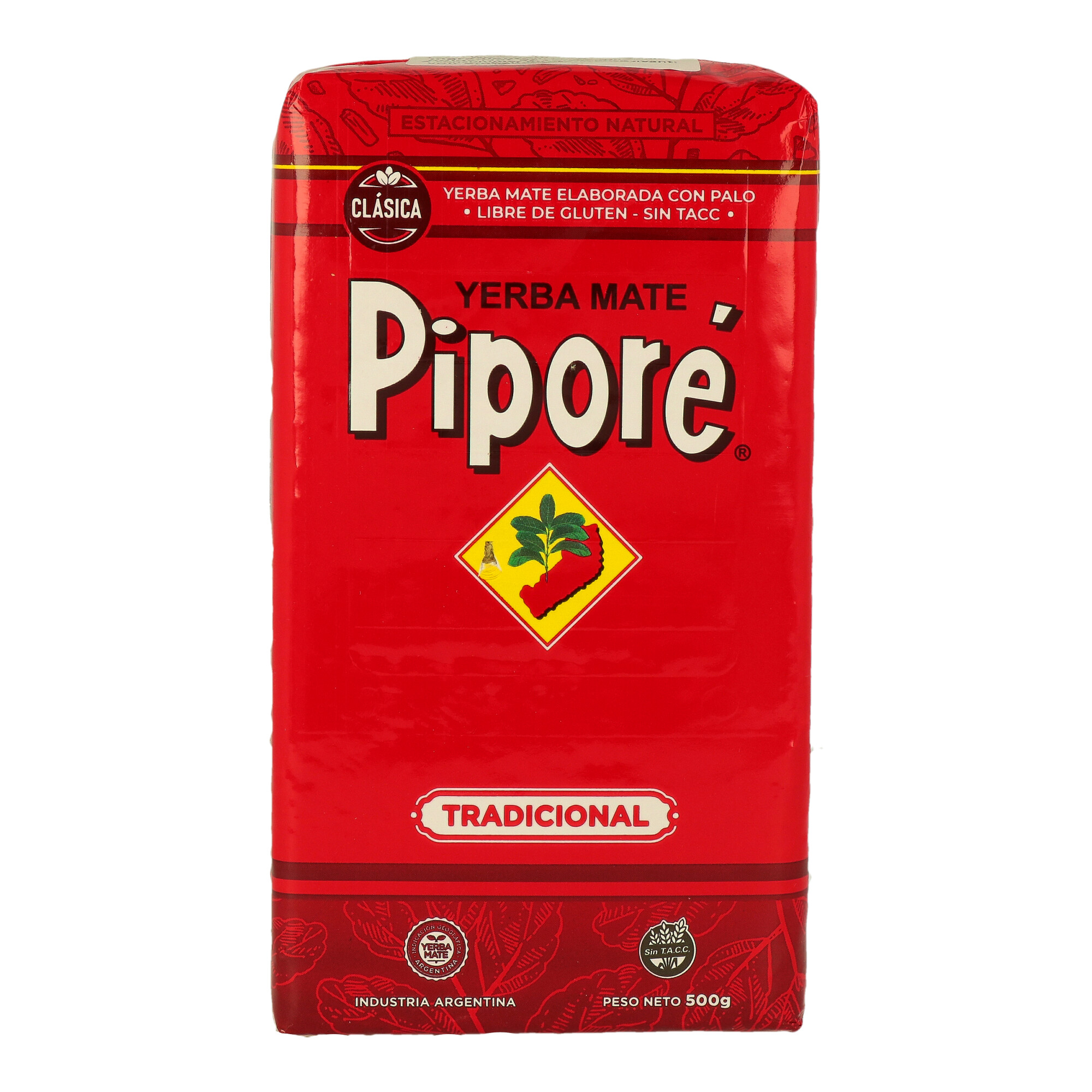 YERBA MATE PIPORE TRADICIONAL  500 GR . (CT. DA 10) UN