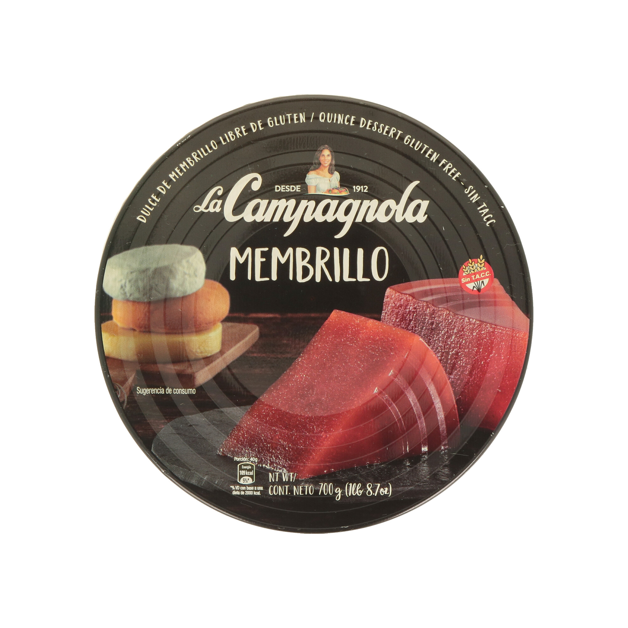 DULCE DE MEMBRILLO LA CAMPAGNOLA x 700 GR. (CT.DA 12 PZ.) DULCE DE MEMBRILLO LA CAMPAGNOLA x 700 GR. (CT.DA 12 PZ.)