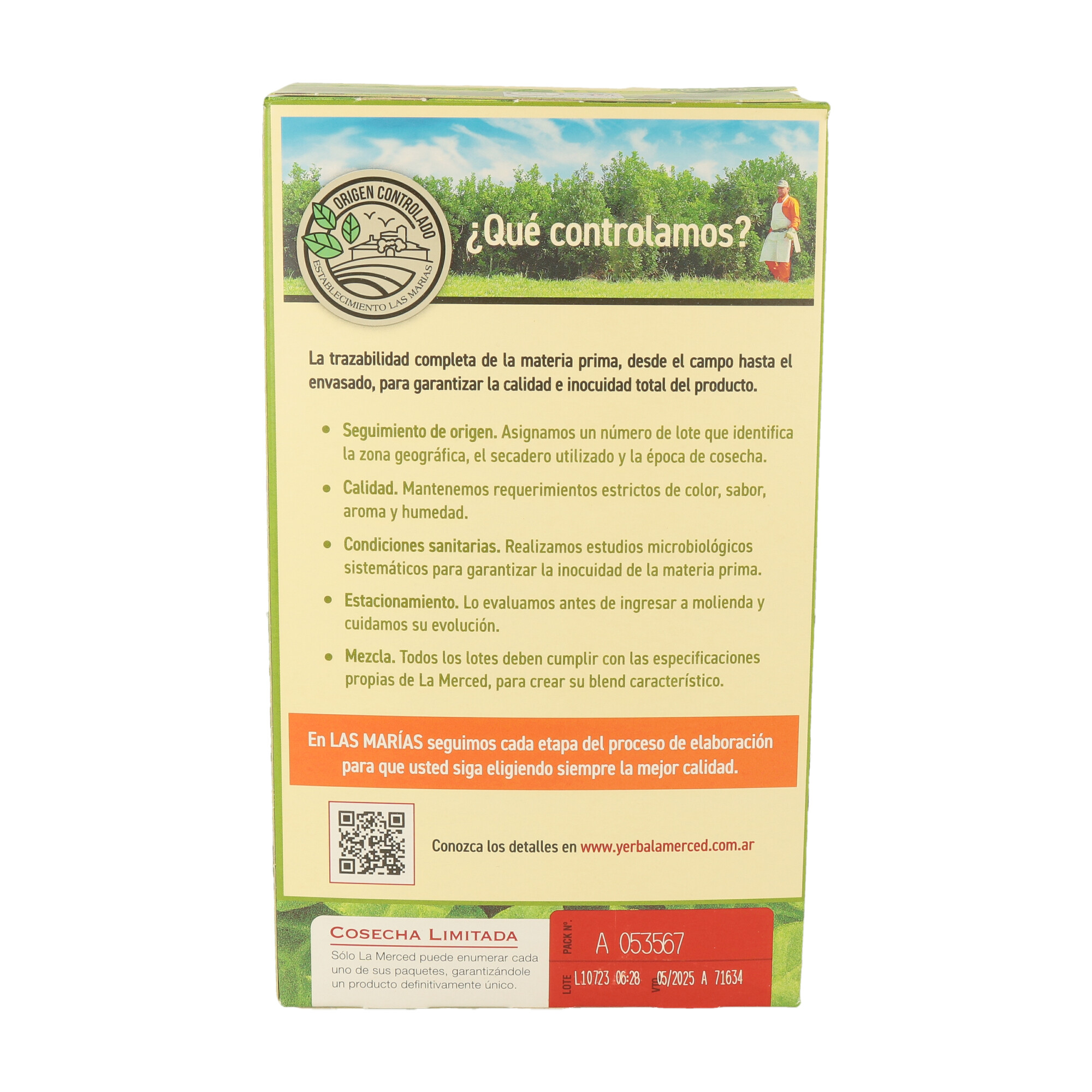 YERBA MATE BARBACUA LA MERCED X 500GR (CT. DA 6) - 1