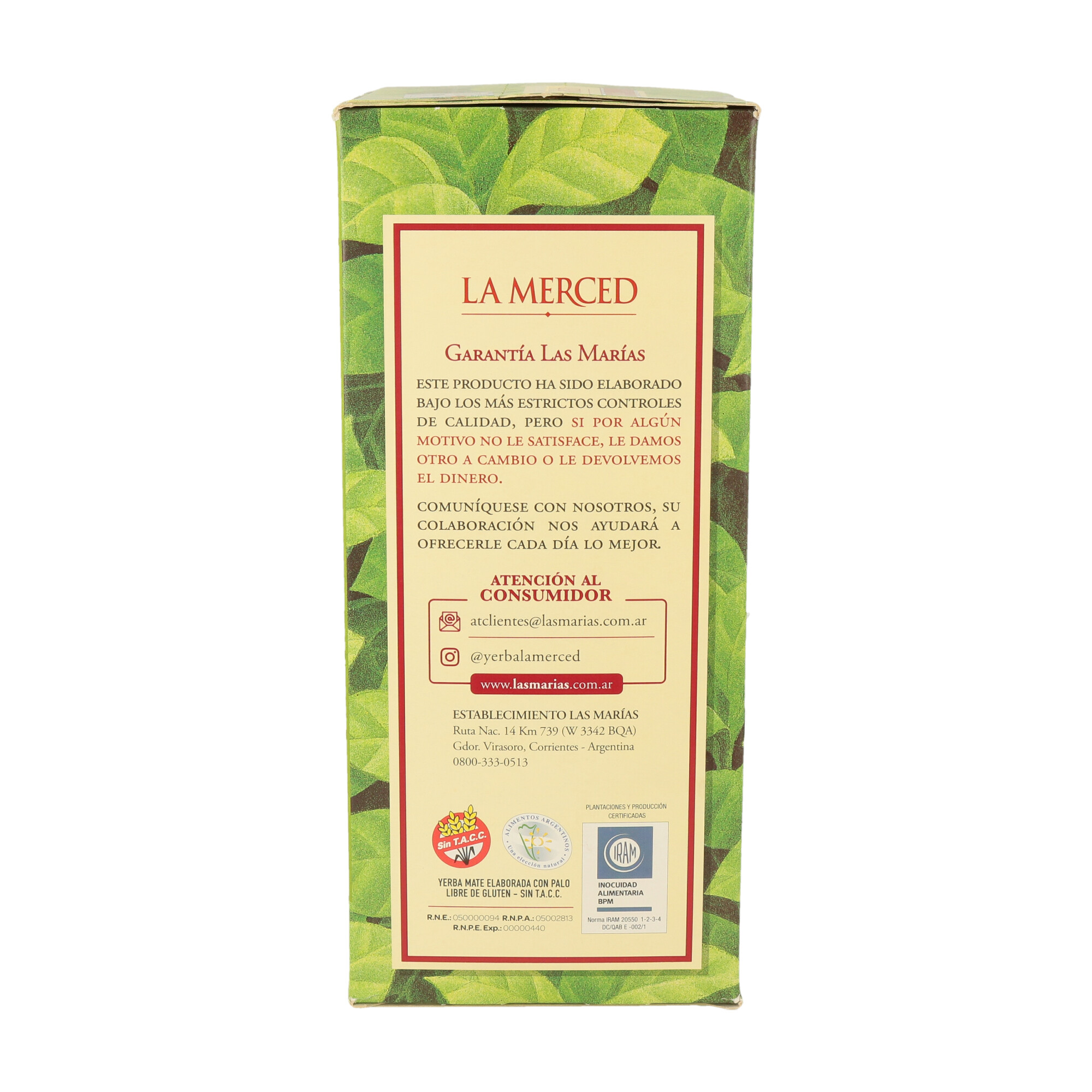 YERBA MATE BARBACUA LA MERCED X 500GR (CT. DA 6) - 3