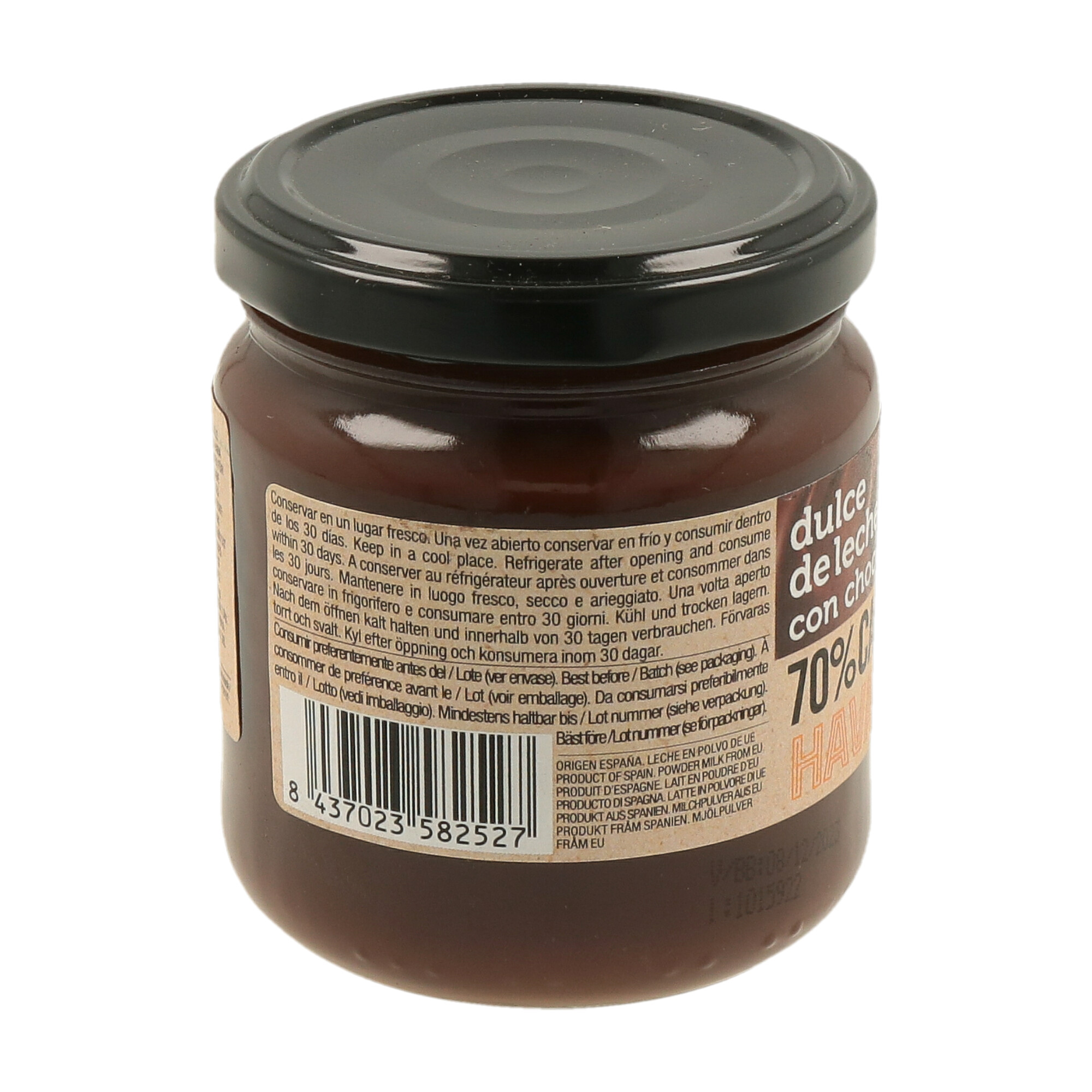 DULCE DE LECHE HAVANNA CACAO 70% X 250gr. (ORD FORN 12 CF) - 1 DULCE DE LECHE HAVANNA CACAO 70% X 250gr. (ORD FORN 12 CF) - 1