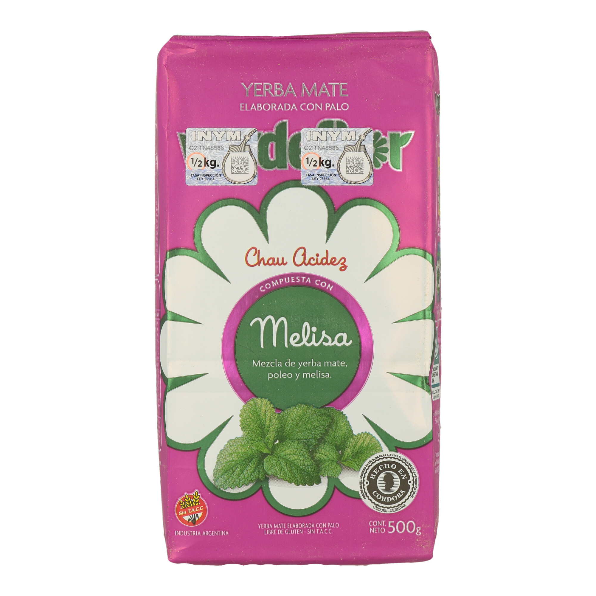 YERBA MATE VERDEFLOR MELISA 500 GR (CT 12) - 1