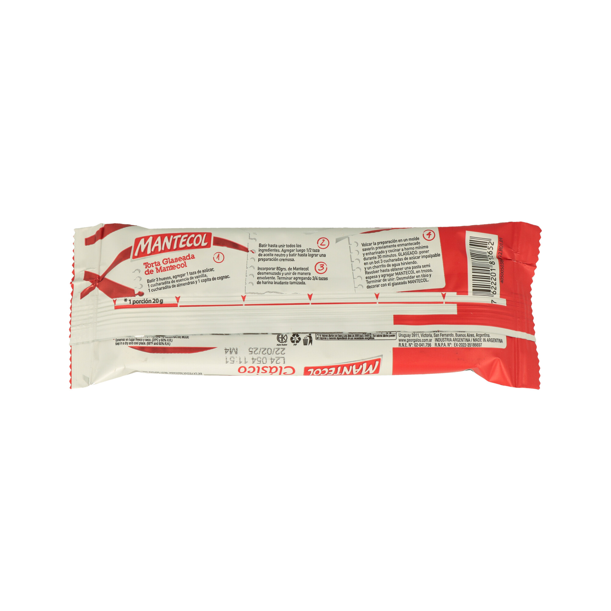 MANTECOL 111 GR ( CT DA 40) - 1 MANTECOL 111 GR ( CT DA 40) - 1