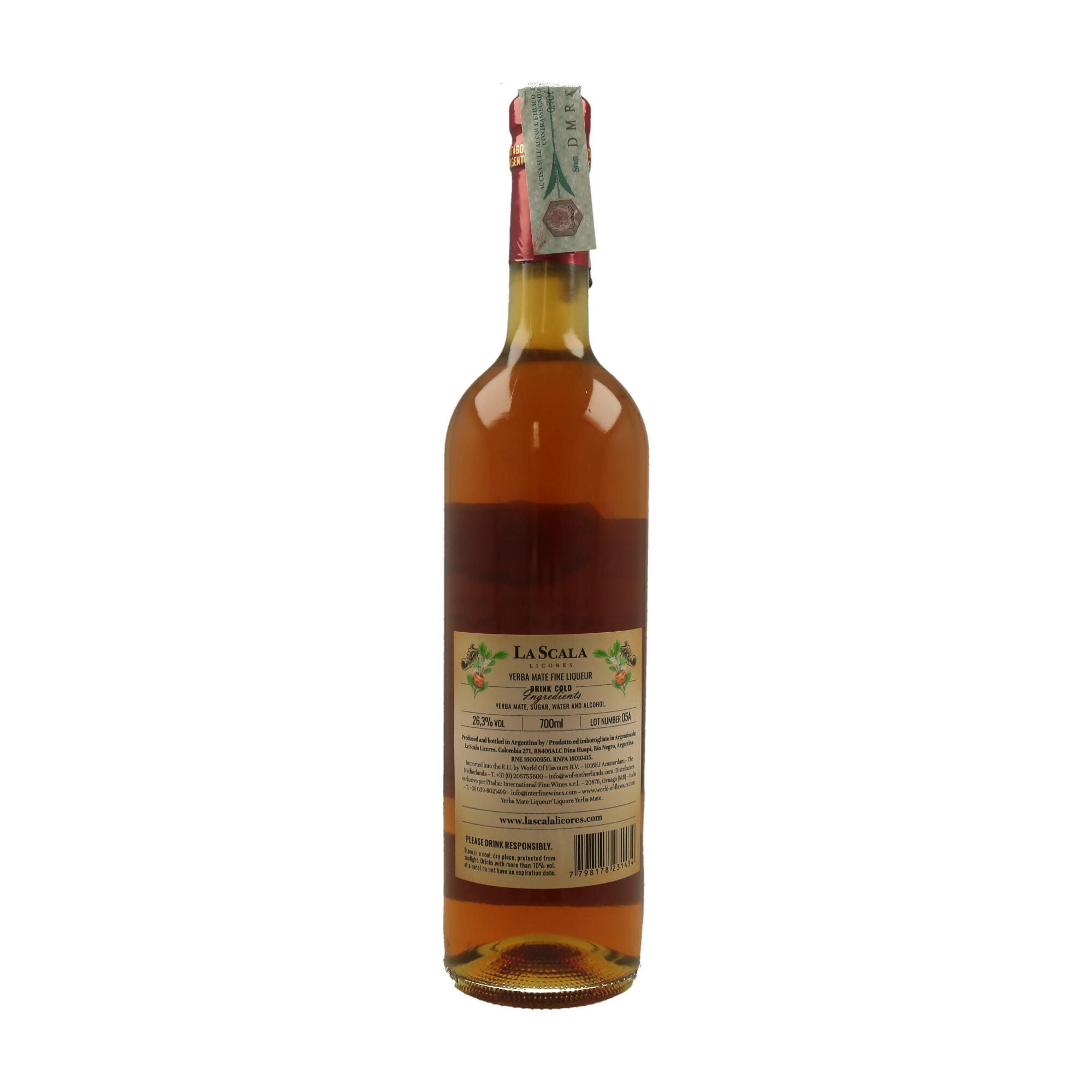 LIQUORE /LICOR DE YERBA MATE LA SCALA (700ml) - 1