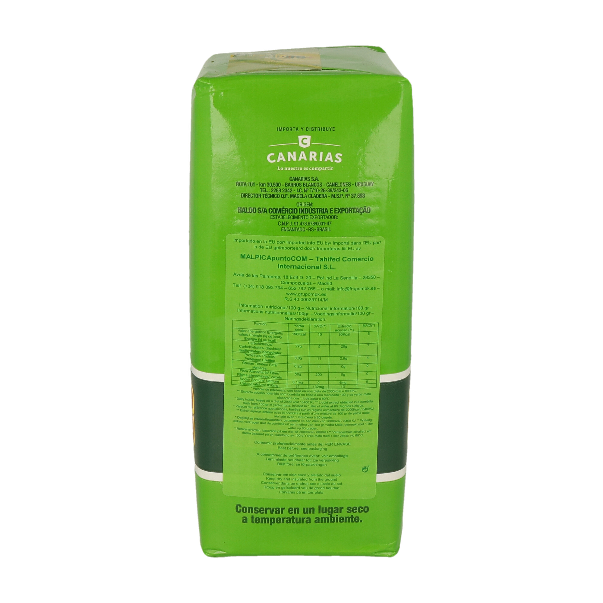 YERBA MATE SERENA CANARIAS  1 KG  (CT. DA 20) - 2