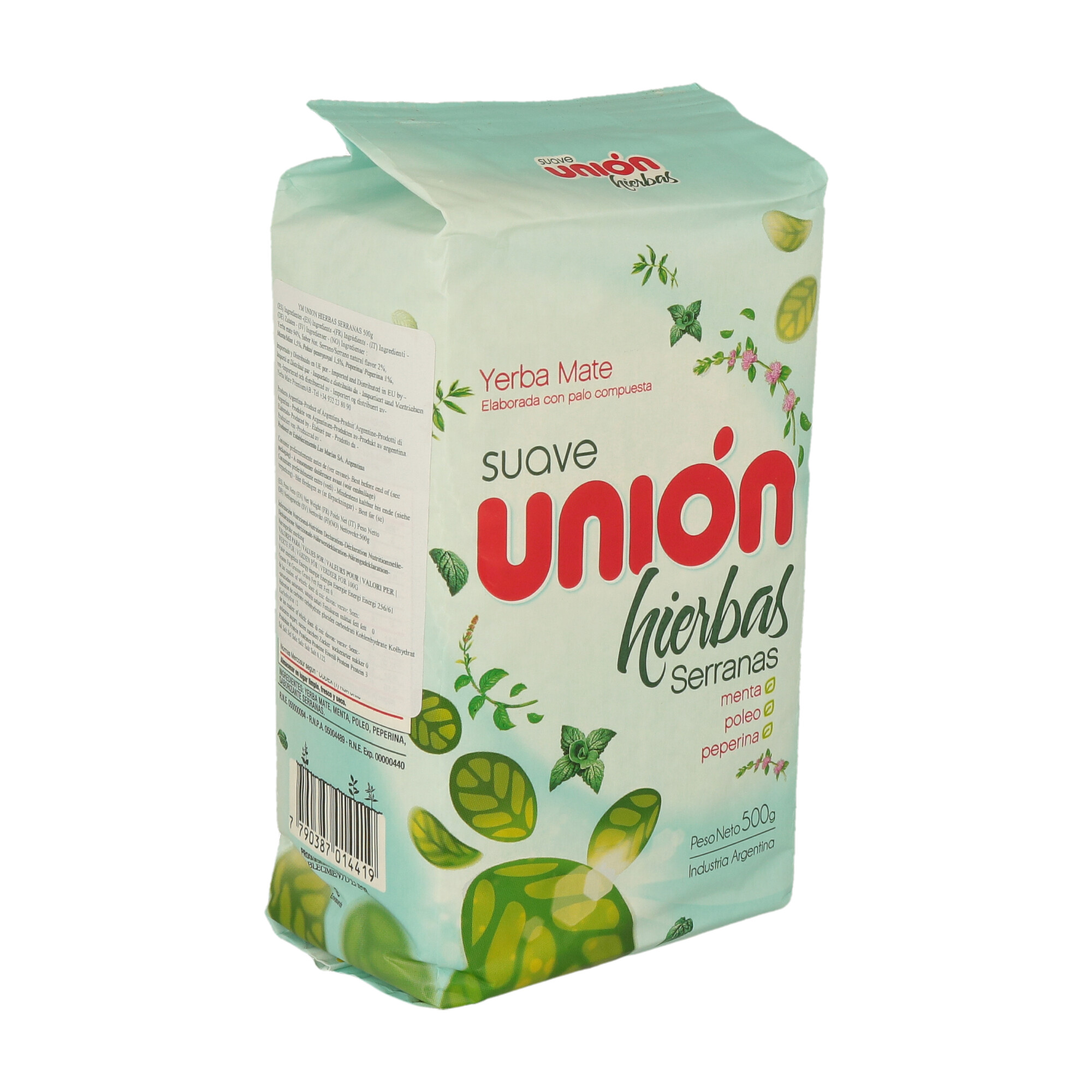 YERBA MATE HIERBAS SERRANAS  UNION 500 GR (CT 10) - 1