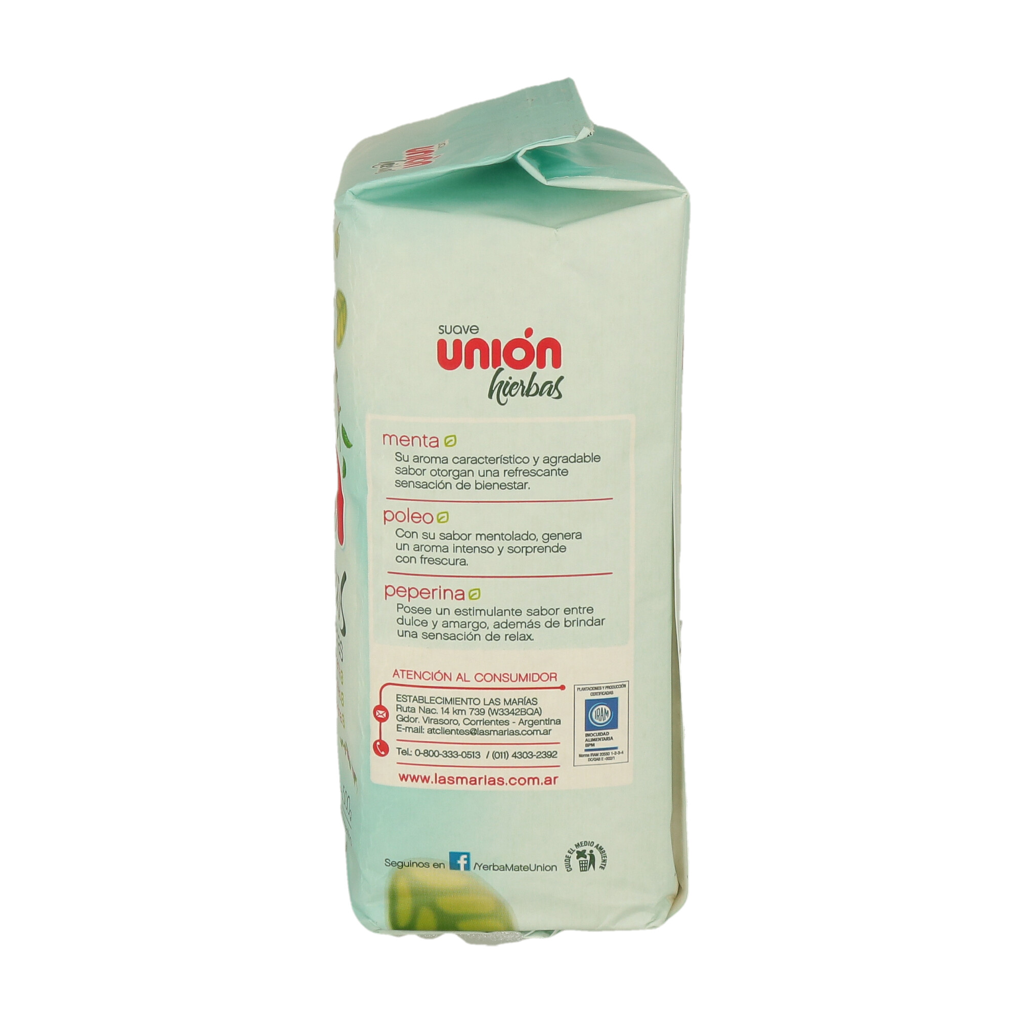 YERBA MATE HIERBAS SERRANAS  UNION 500 GR (CT 10) - 4