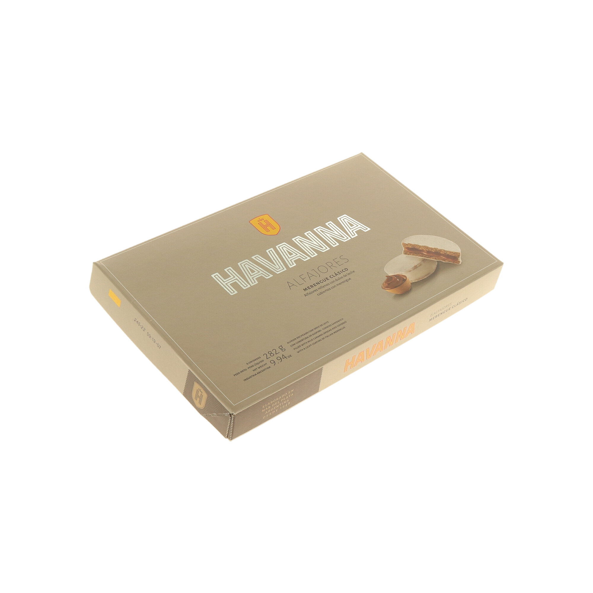 ALFAJOR MERENGUE CLASICO HAVANNA 0.282 gr. (1 x 6) ALFAJOR MERENGUE CLASICO HAVANNA 0.282 gr. (1 x 6)