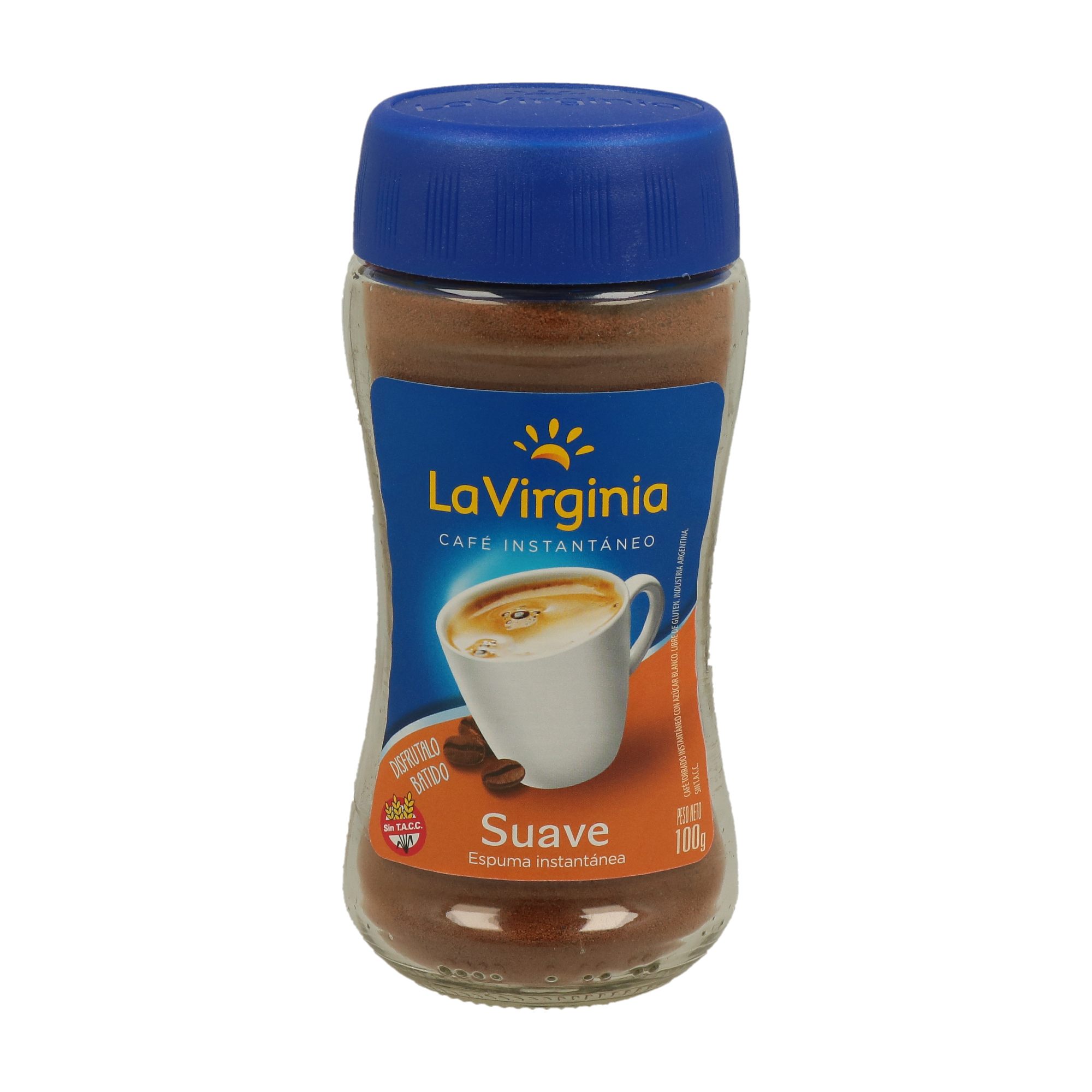 CAFE LA VIRGINIA INSTANTANEO SUAVE X 100 GRS