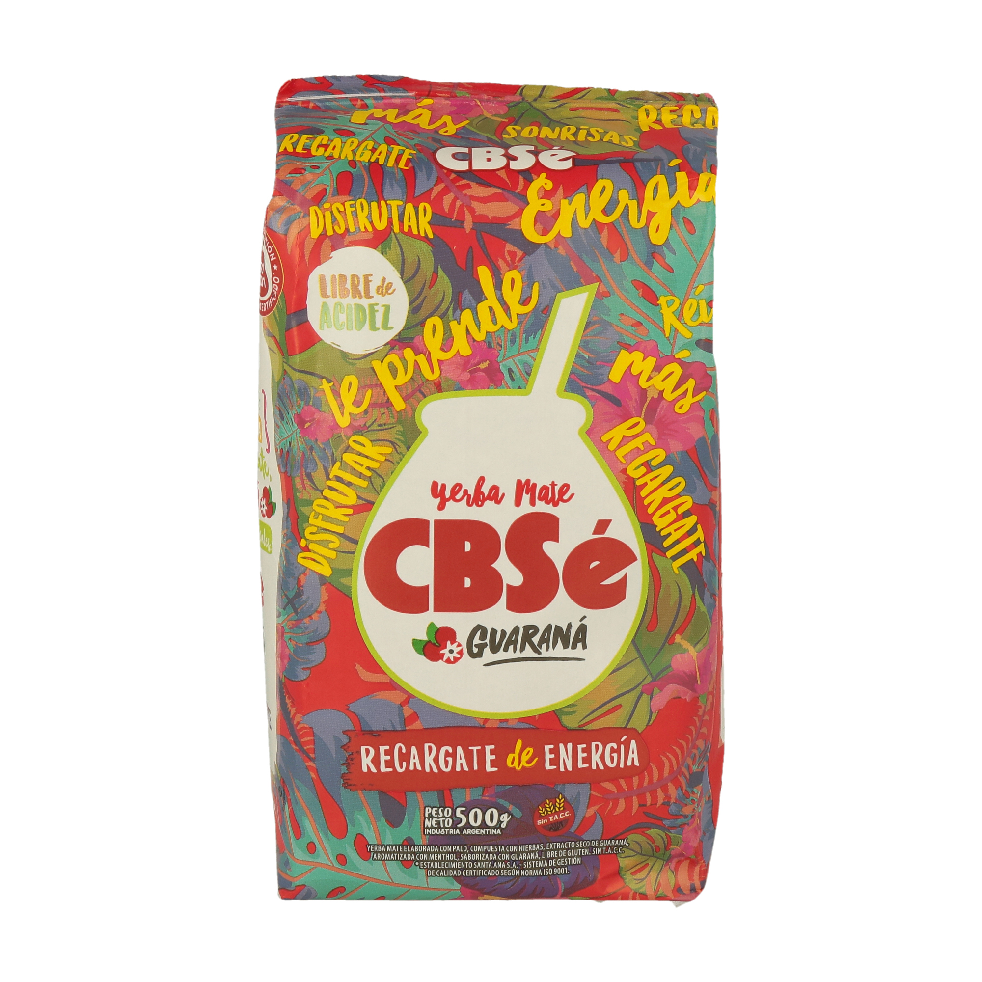 YERBA MATE  CBSE GUARANA 500GR (CT. DA 12)