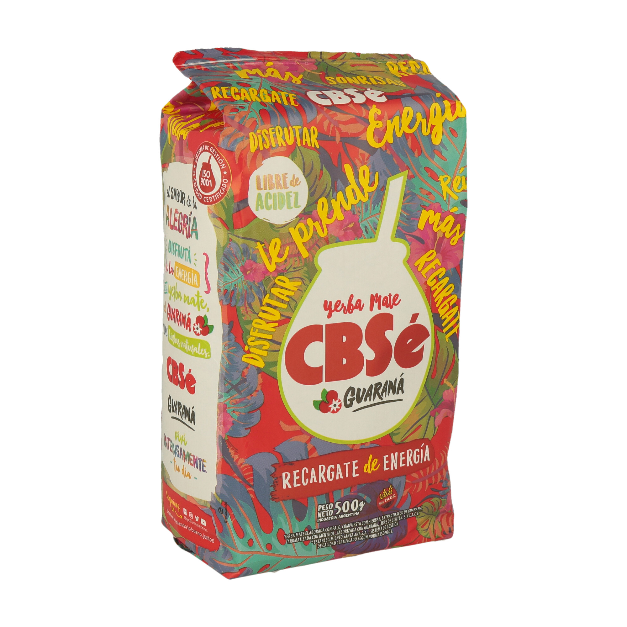 YERBA MATE  CBSE GUARANA 500GR (CT. DA 12) - 1