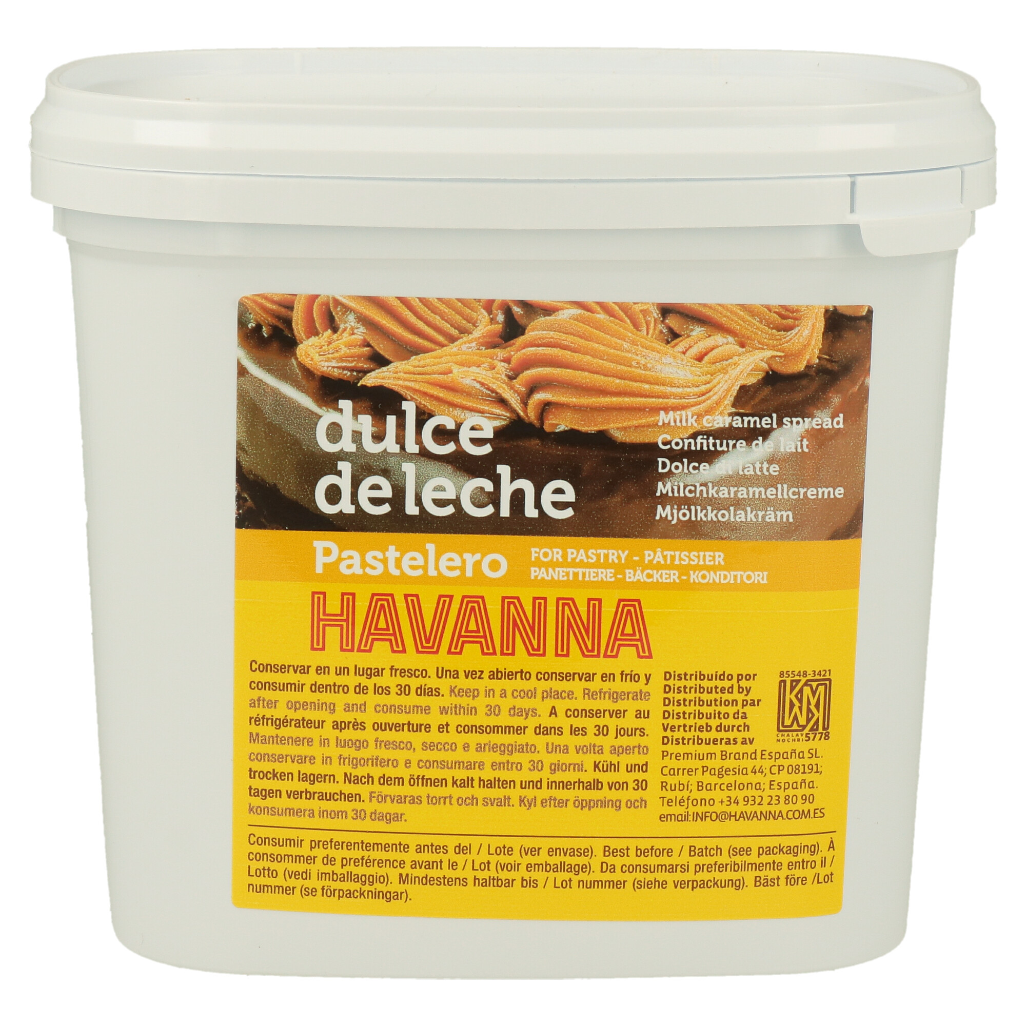 DULCE DE LECHE BAKERY / PASTELERO / REPOSTERO X 1 KG HAVANNA (CT DA 6 CONF) DULCE DE LECHE BAKERY / PASTELERO / REPOSTERO X 1 KG HAVANNA (CT DA 6 CONF)