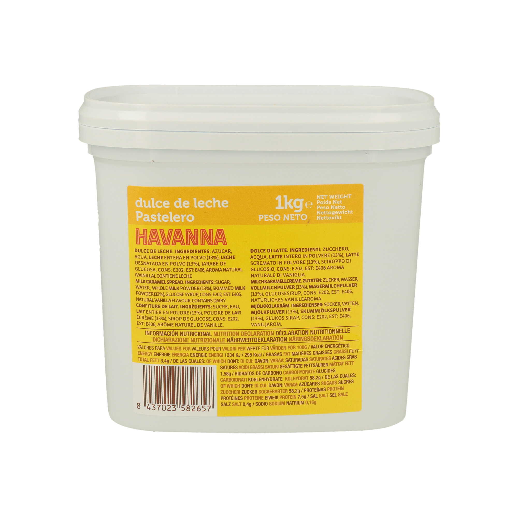 DULCE DE LECHE BAKERY / PASTELERO / REPOSTERO X 1 KG HAVANNA (CT DA 6 CONF) - 1 DULCE DE LECHE BAKERY / PASTELERO / REPOSTERO X 1 KG HAVANNA (CT DA 6 CONF) - 1