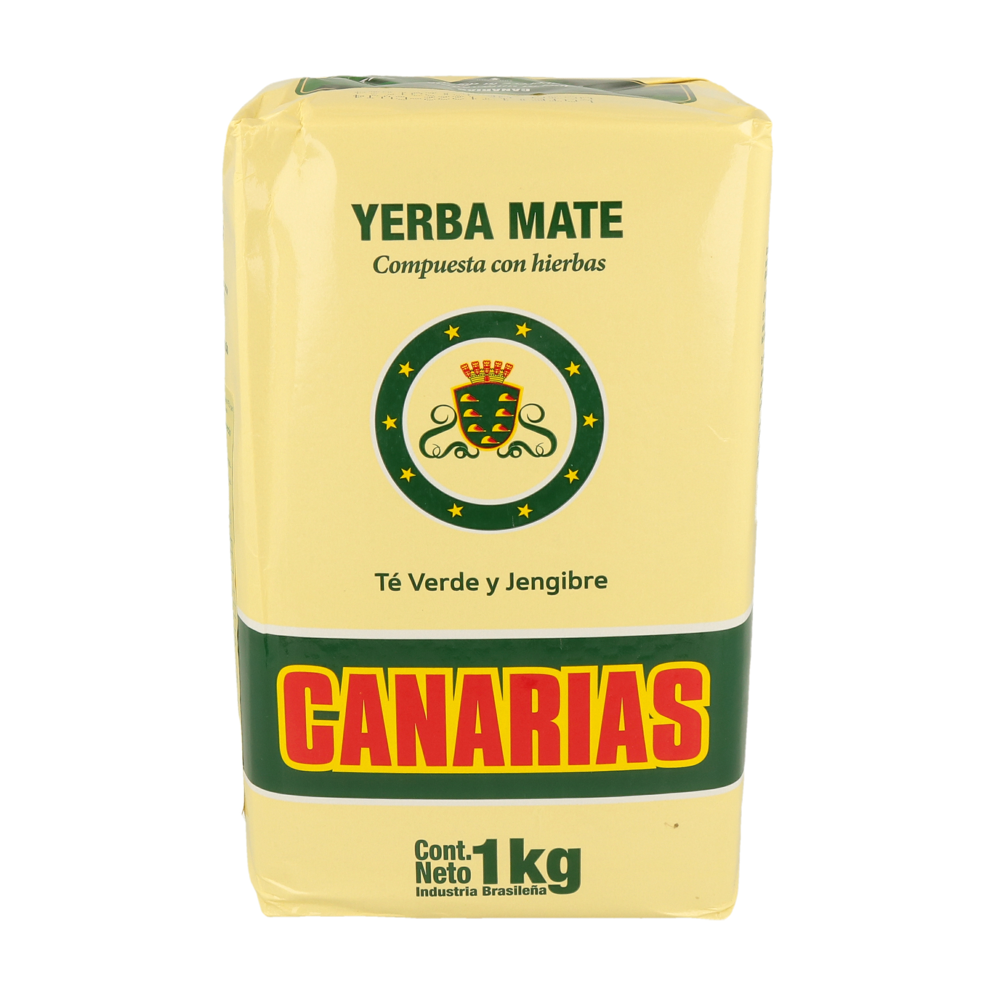 YERBA MATE TE VERDE Y JENGIBRE CANARIAS 1 KG  (CT. DA 20)