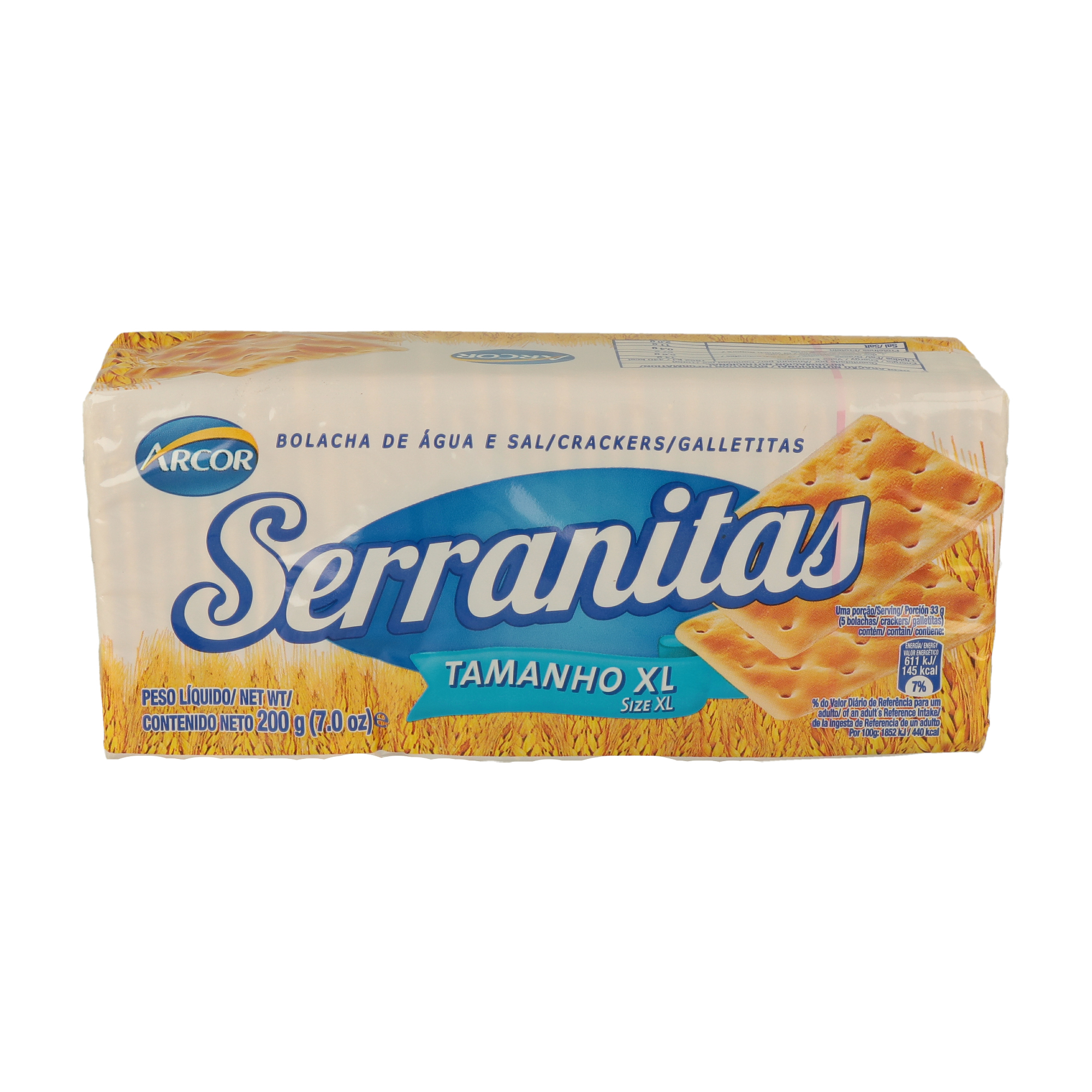 GALLETITAS SERRANITAS X 200 GR (30x200 GR) UN GALLETITAS SERRANITAS X 200 GR (30x200 GR) UN