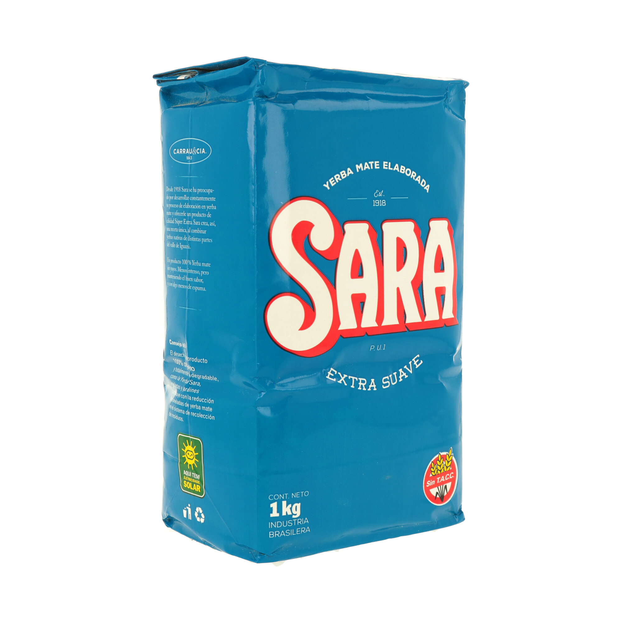YERBA MATE SARA AZUL x 1KG . (CT. DA 10) UN - 2
