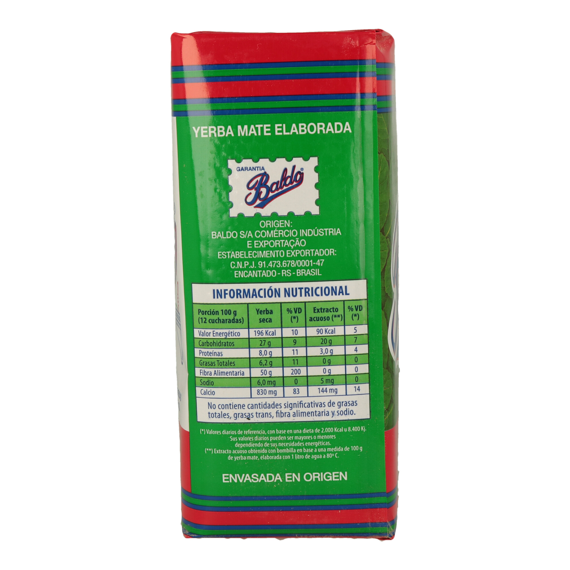 YERBA MATE BALDO  1 x 1 kg. (CT. DA 20) - 1