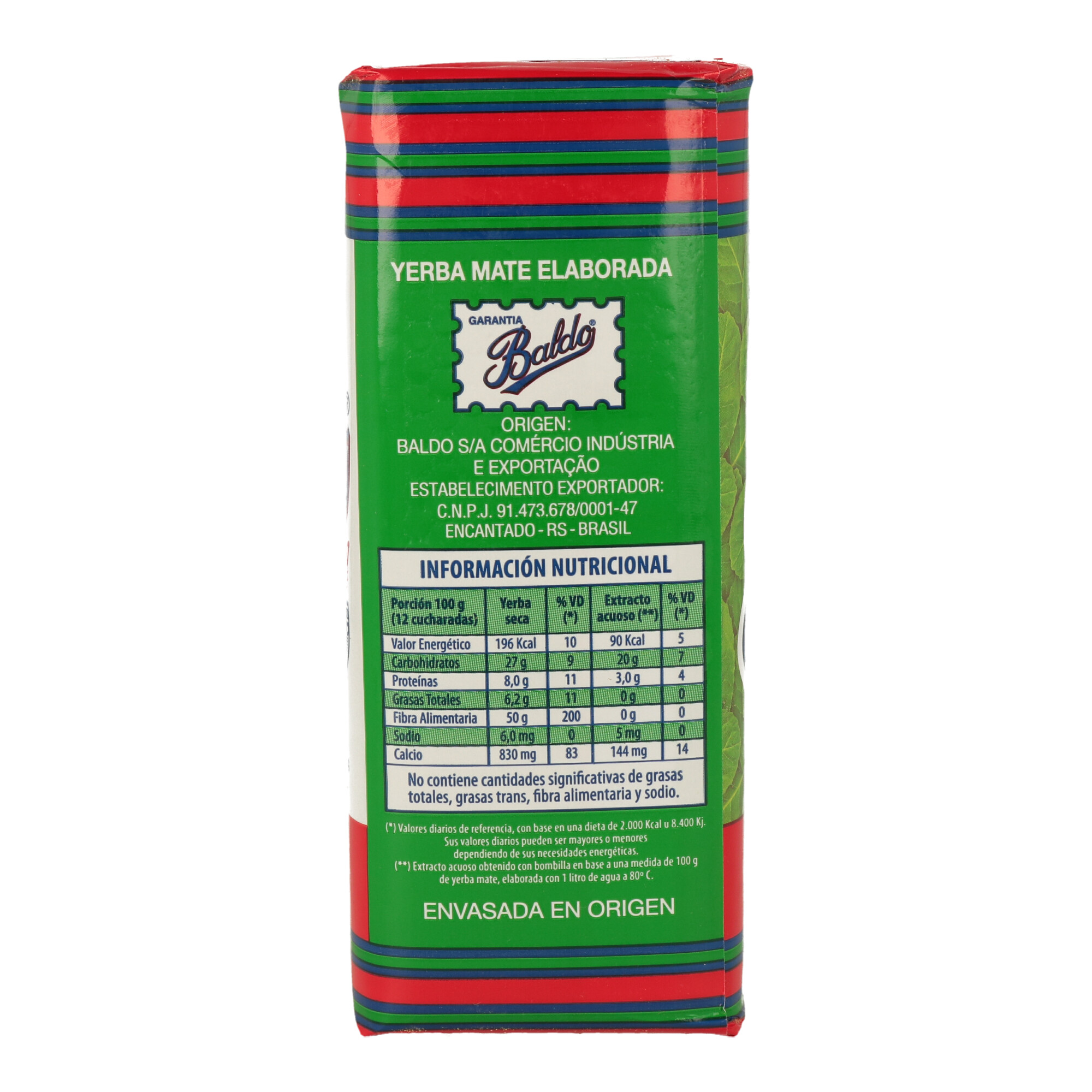 YERBA MATE BALDO  1 x 500 GR . (CT. DA 20) - 1
