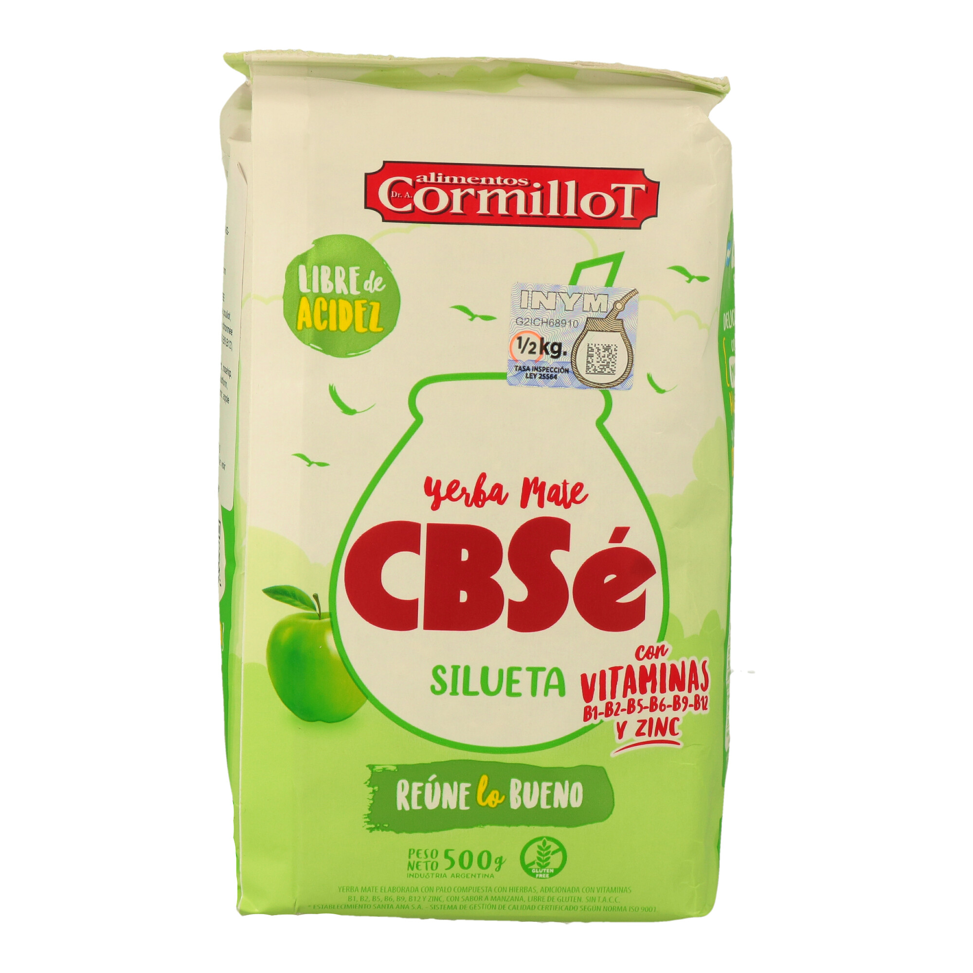 YERBA MATE CBSE SILUETA 500GR. (CT. DA 12)