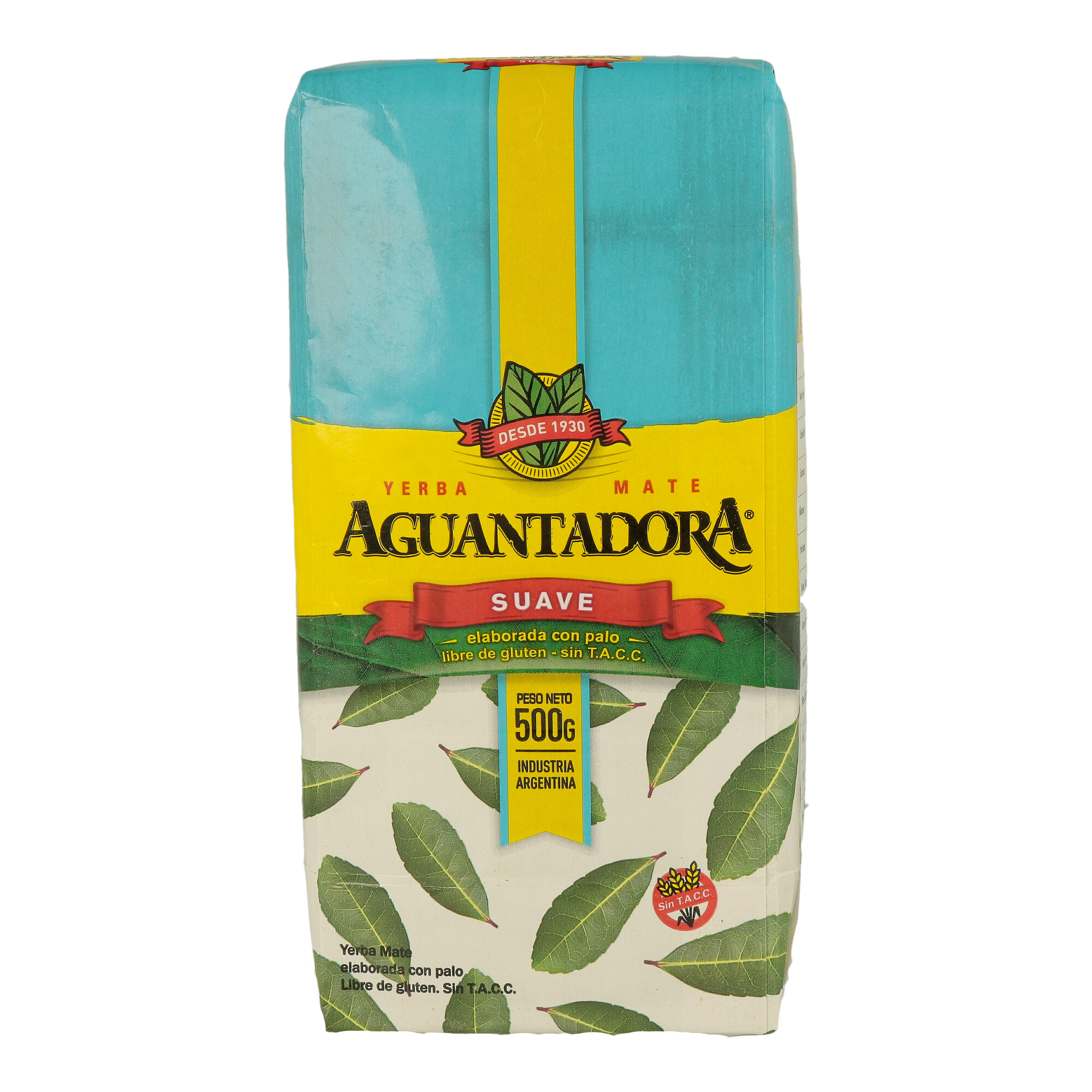 YERBA MATE AGUANTADORA SUAVE  500 GR (CT. DA 10)