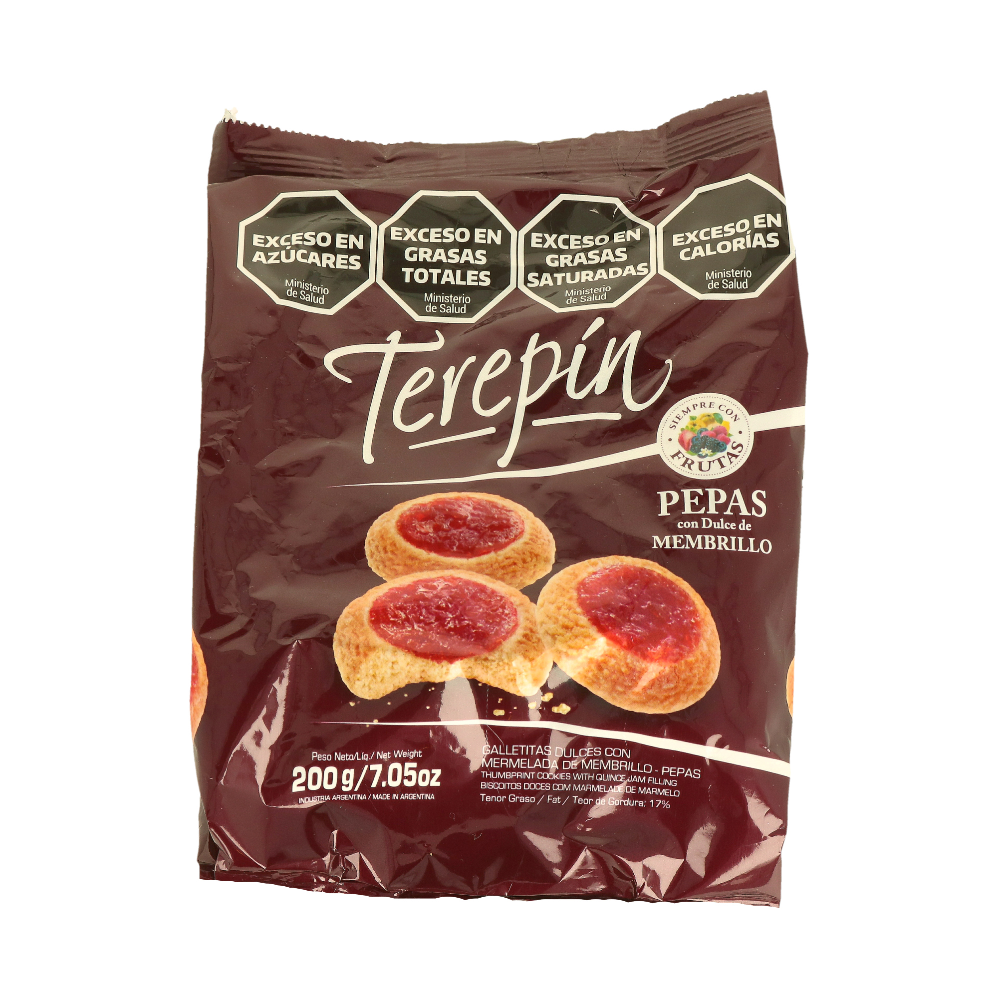 GALLETITAS PEPAS TEREPIN MEMBRILLO X 200 GR (CT 24) GALLETITAS PEPAS TEREPIN MEMBRILLO X 200 GR (CT 24)