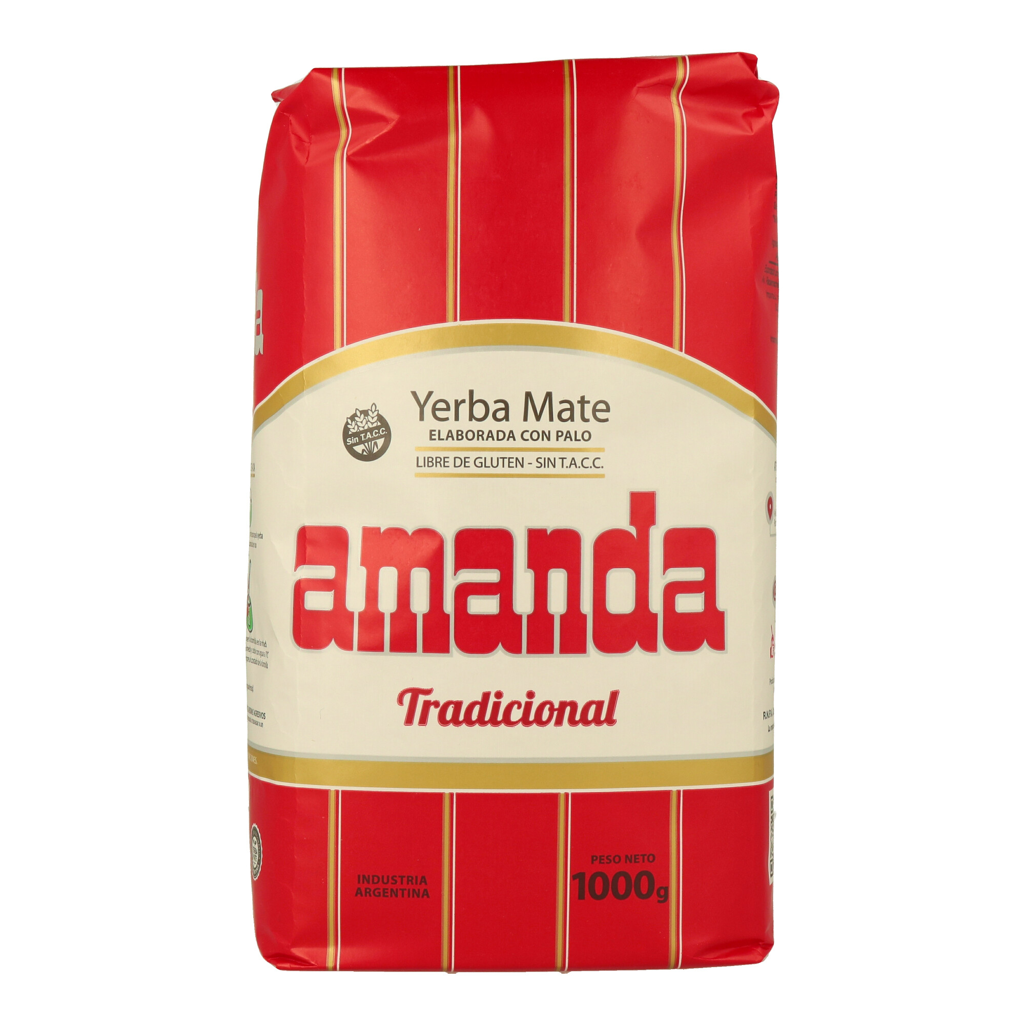YERBA MATE AMANDA X 1KG  (CT. DA 10)