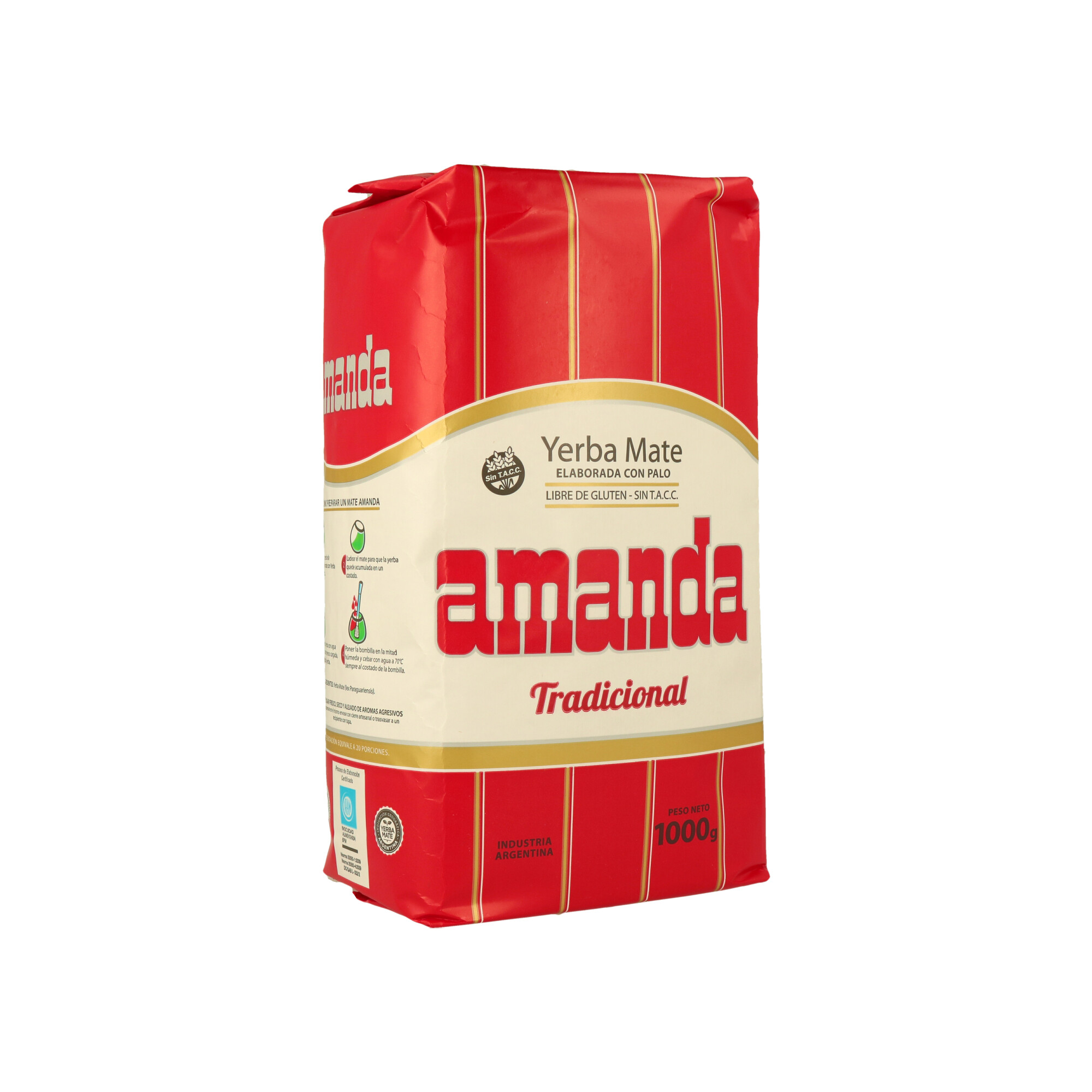 YERBA MATE AMANDA X 1KG  (CT. DA 10) - 2