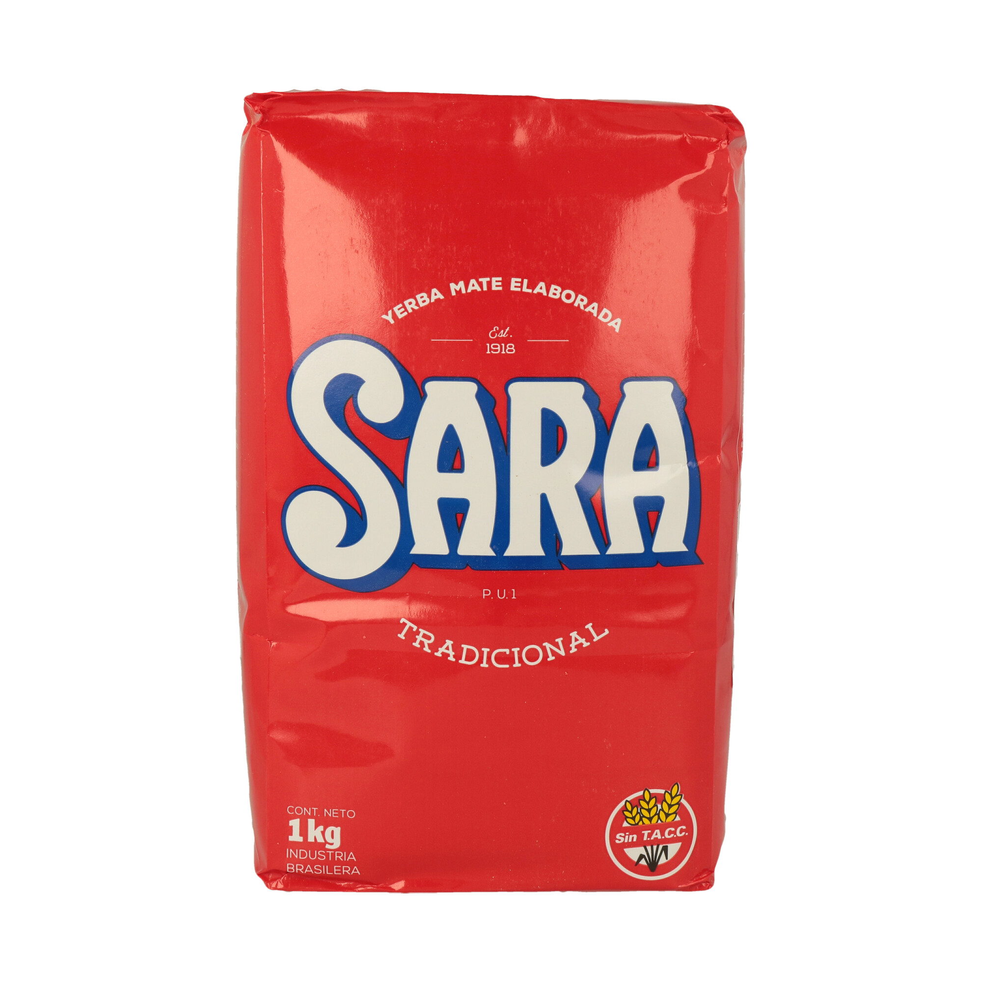 YERBA MATE SARA ROJA  x 1 KG. (CT. DA 10) UN