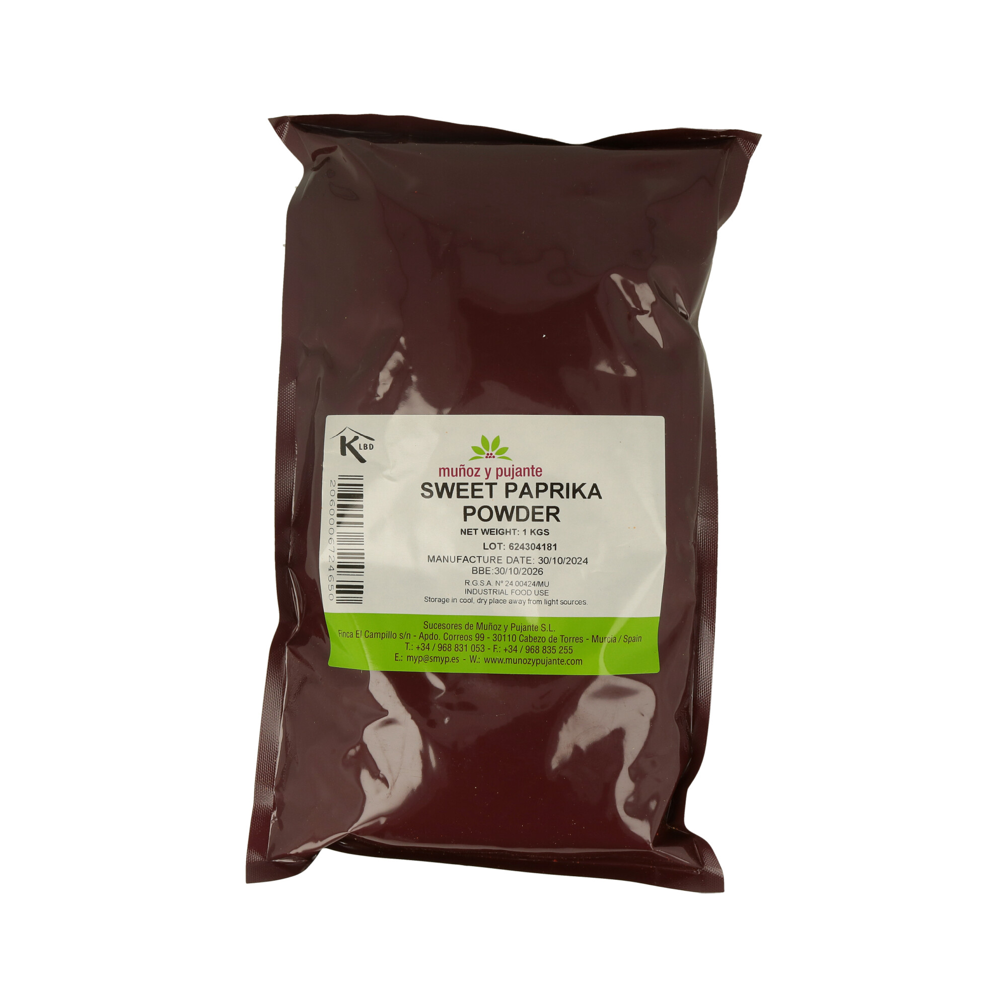 PIMENTON DULCE MUNOZ PUJANTE 1 KG PIMENTON DULCE MUNOZ PUJANTE 1 KG